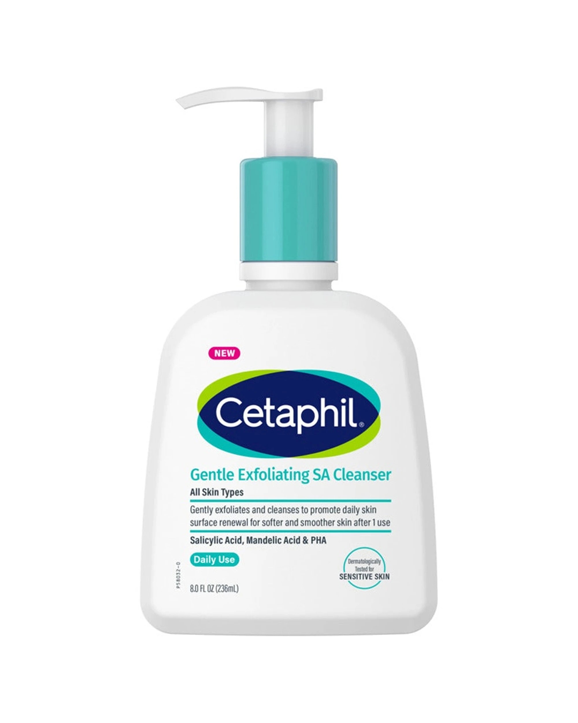 1 Cetaphil Gentle Exfoliating Daily SA Cleanser For Softer & Smoother Skin 236ml, 1 of 2