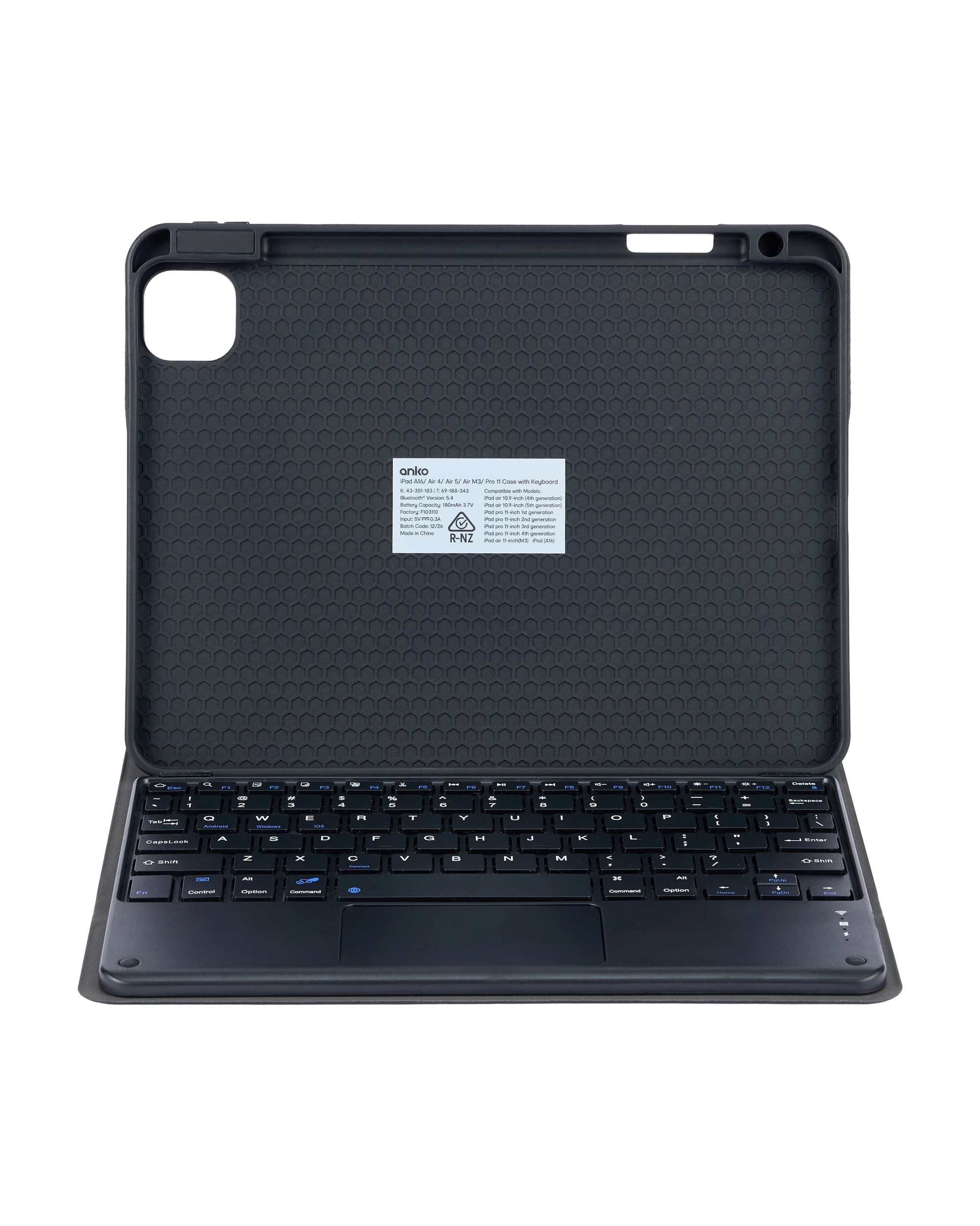 6 iPad 10.9in. Case with Keyboard - Black, 6 of 9