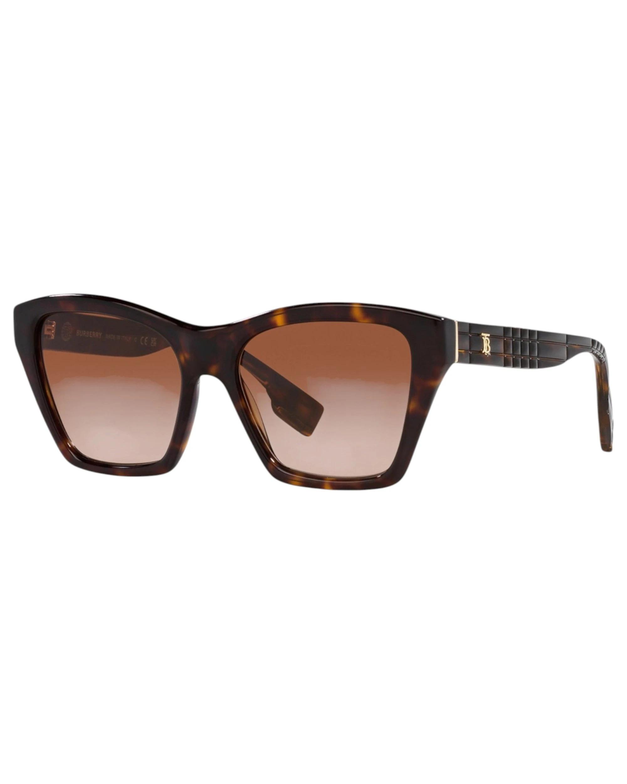 1 Burberry Womens Sunglasses Arden BE4391 Dark Havana/ Brown Gradient Sunnies DARK HAVANA/BROWN, 1 of 5