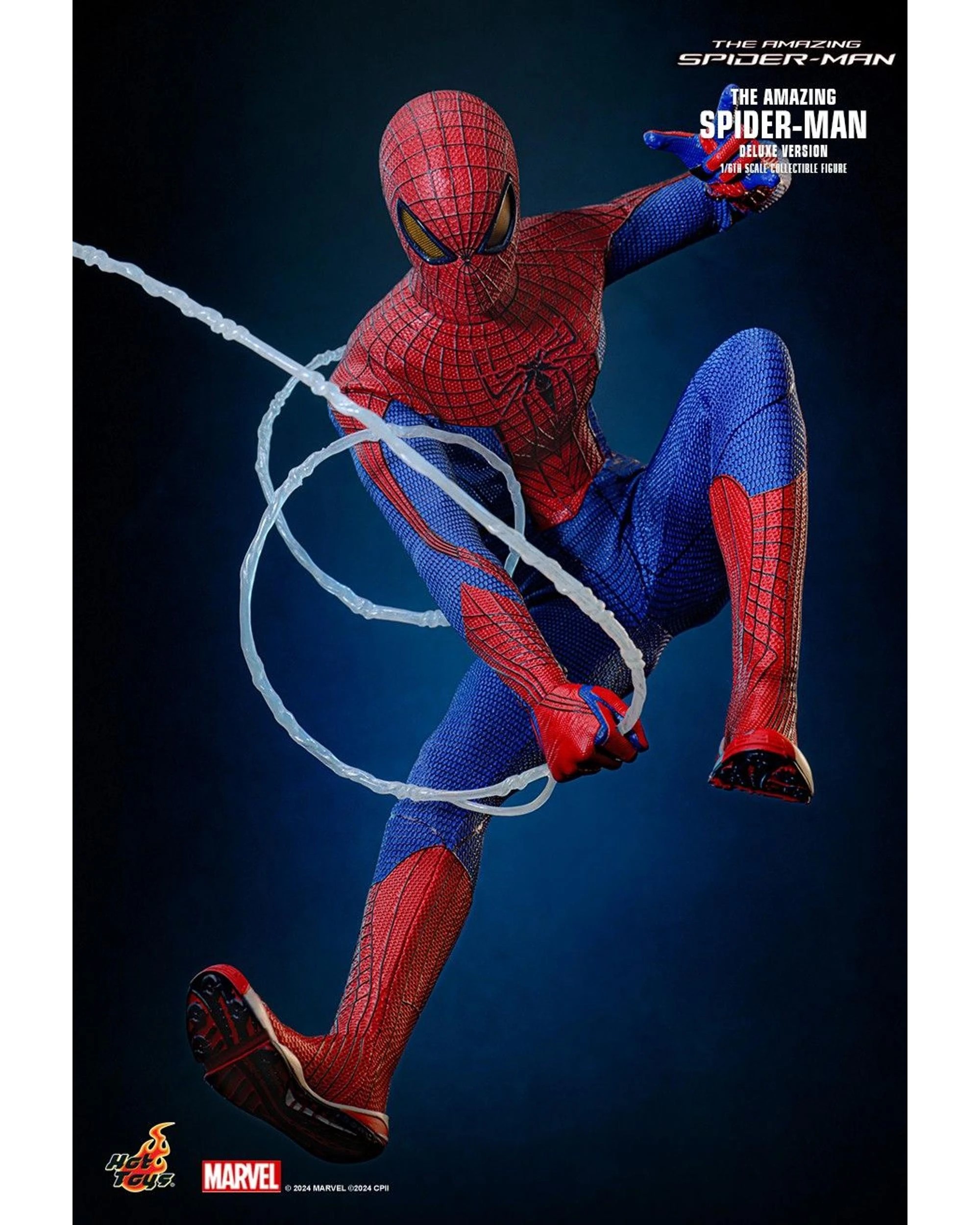 8 Hot Toys The Amazing Spider-Man Spider-Man 1:6 Scale Deluxe Collectible Action Figure, 8 of 10