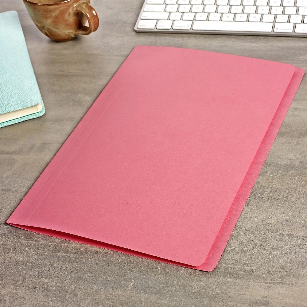 2 Avery Foolscap Manila Folder Pink 100 Pack, 2 of 2