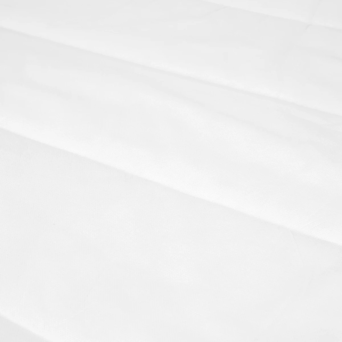 3 Low Warmth Washable Polyester Quilt - Double Bed, White, 3 of 3