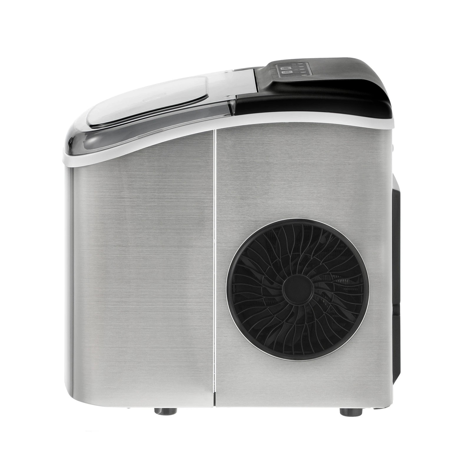 5 Vevare Portable Ice Maker Machine Ice Cube Tray 12kg Bar Countertop Stainless
 - Silver, 5 of 6