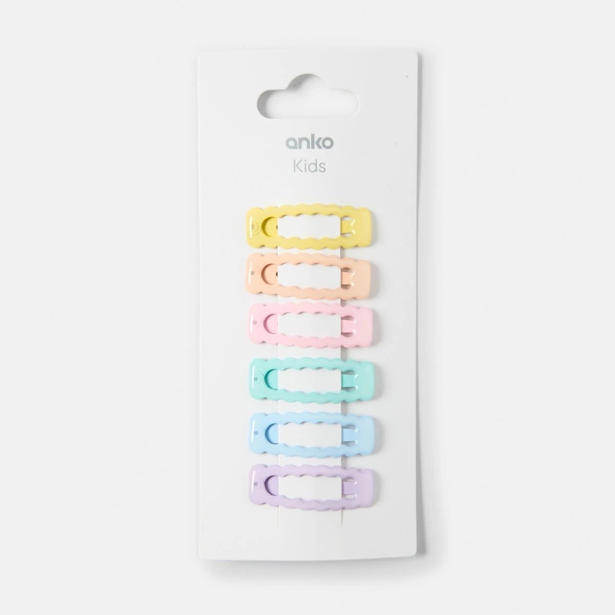 3 6 Pack Pastel Hair Clips, 3 of 3