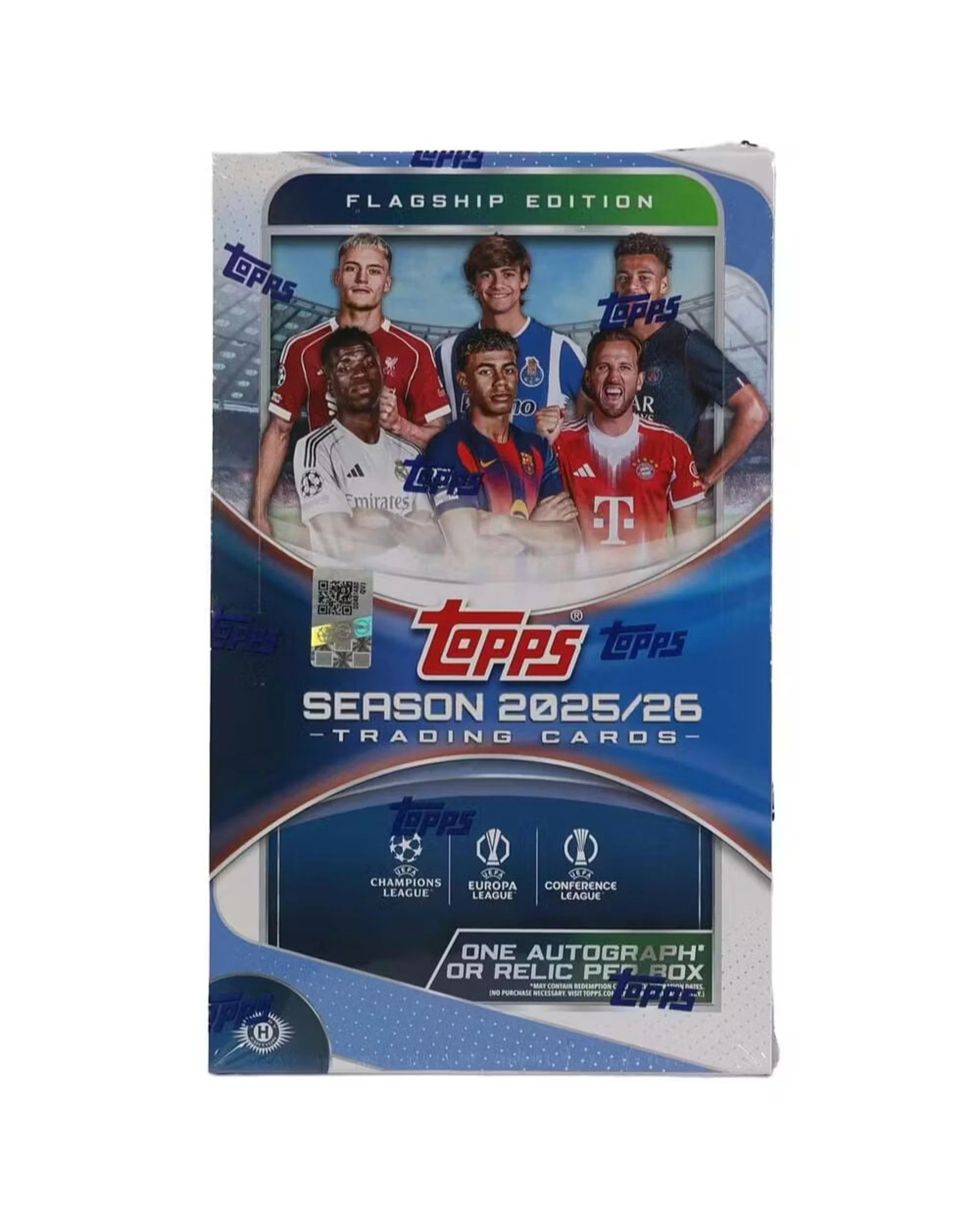 3 Topps 2025/2026 UEFA Club Competitions Soccer Hobby Box, 3 of 10