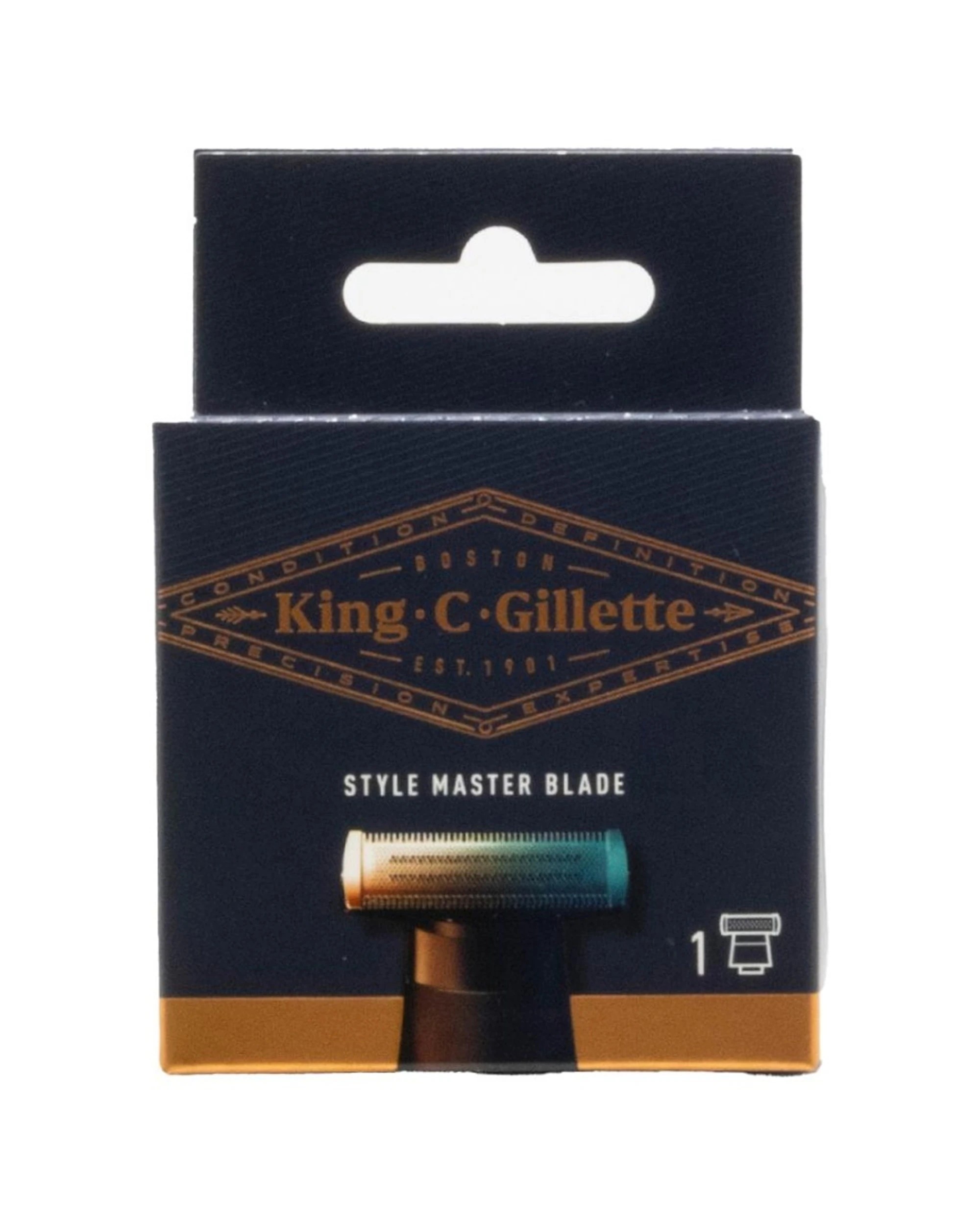 2 Gillette King C Replacement Shaving Razor Style Master Blade 6PK - Multi, 2 of 3