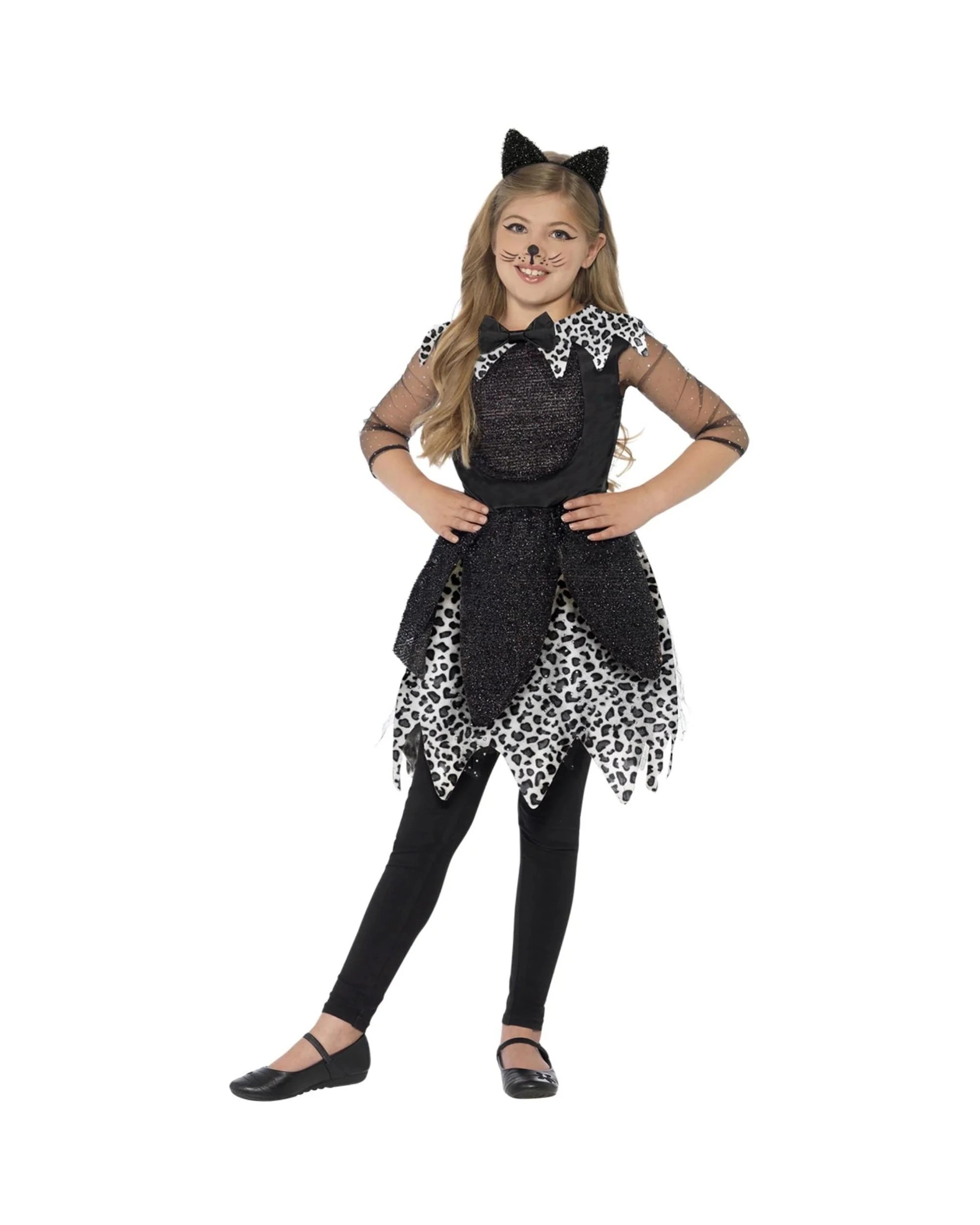 1 Midnight Cat Deluxe Child Costume Size S 4-6 Years, 1 of 4