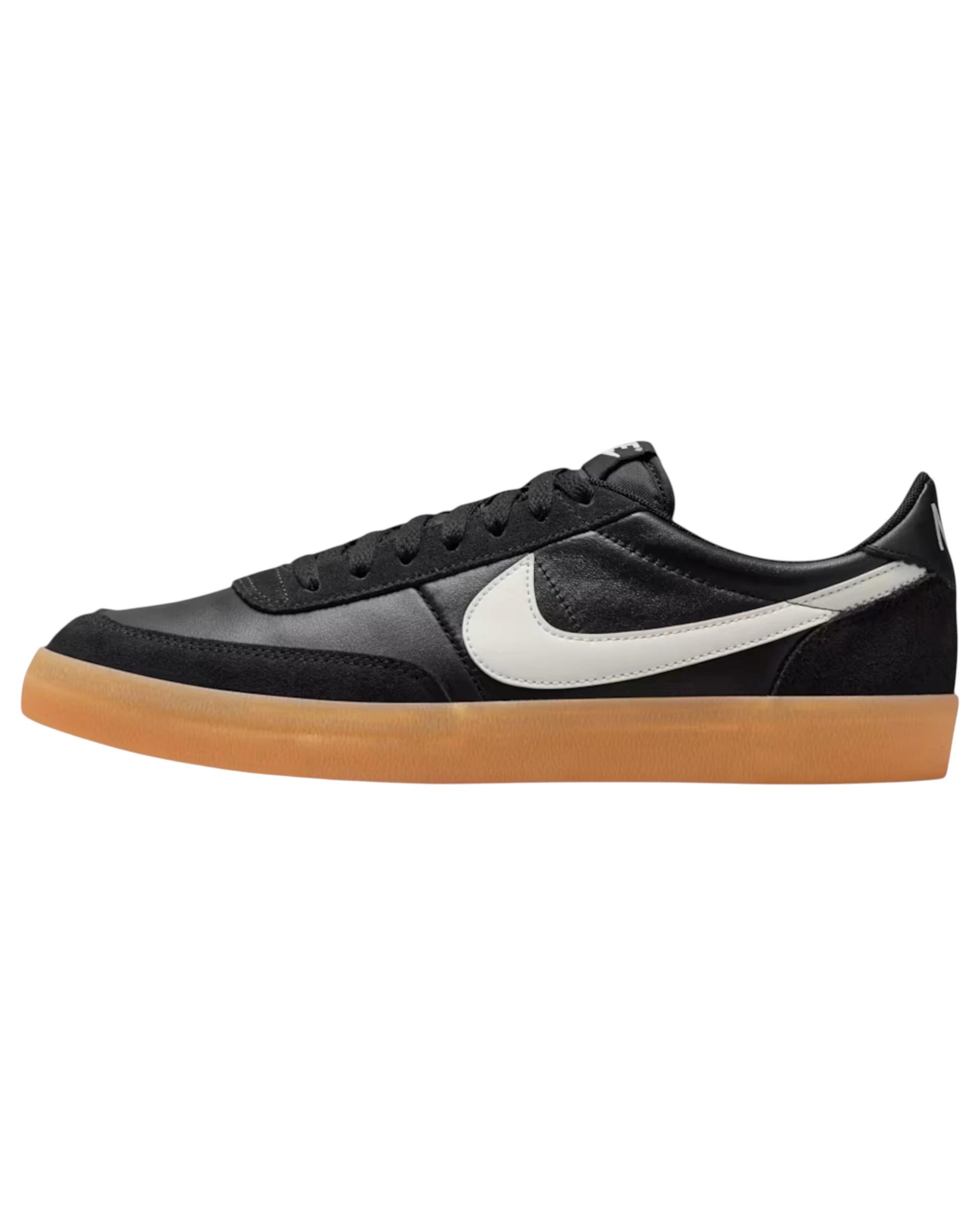 3 Nike Mens Killshot 2 Leather Athletic Shoes BLACK/GUM, 3 of 8