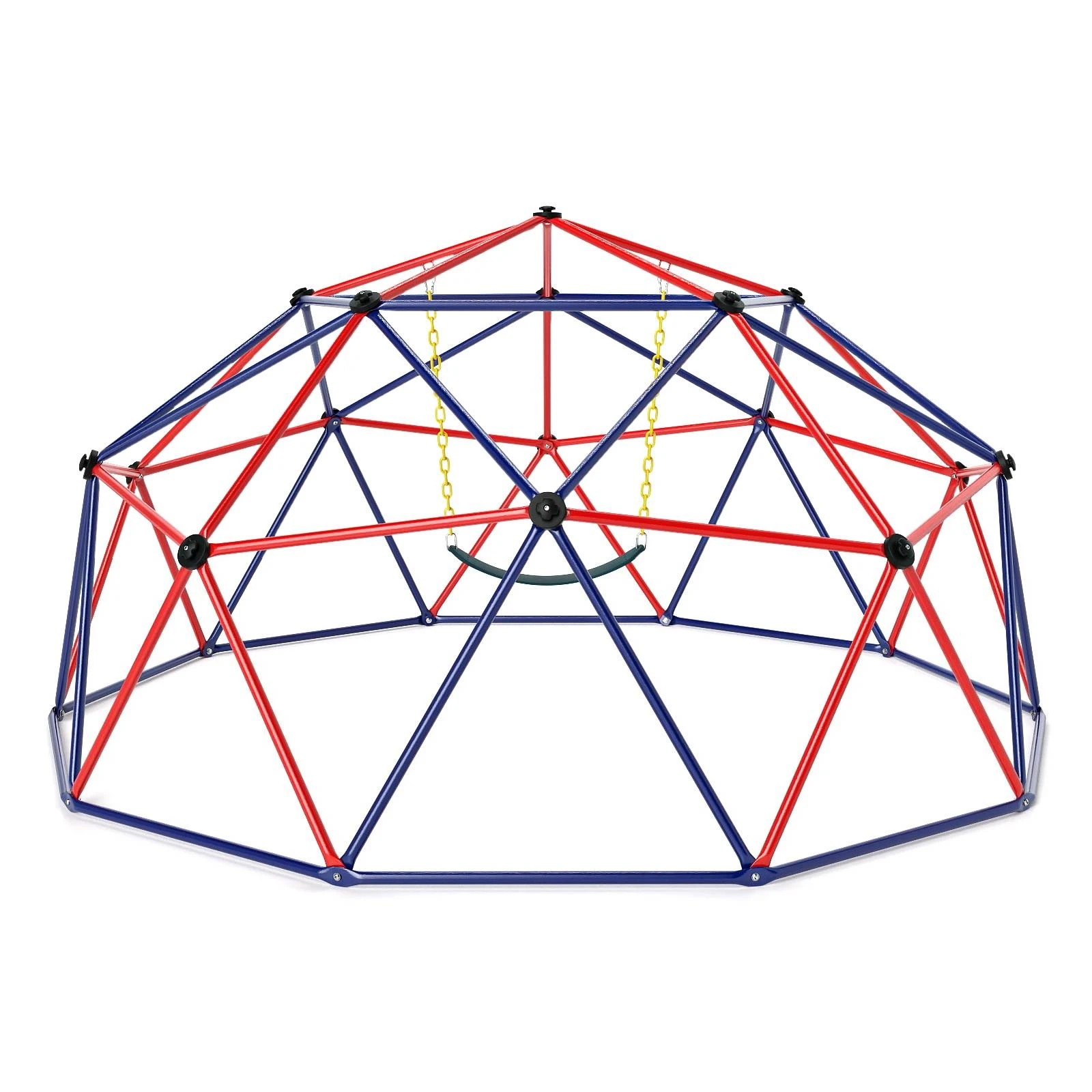 1 Costway Climb Playset Climbing Frame Swing Set, 1 of 6