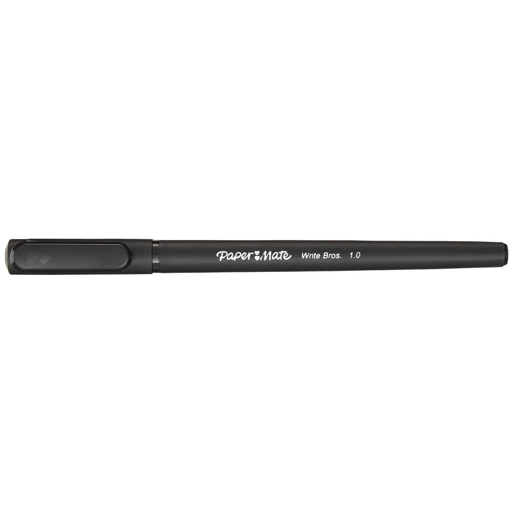 3 Paper Mate Write Bros Ballpoint Pens Black 10 Pack, 3 of 6