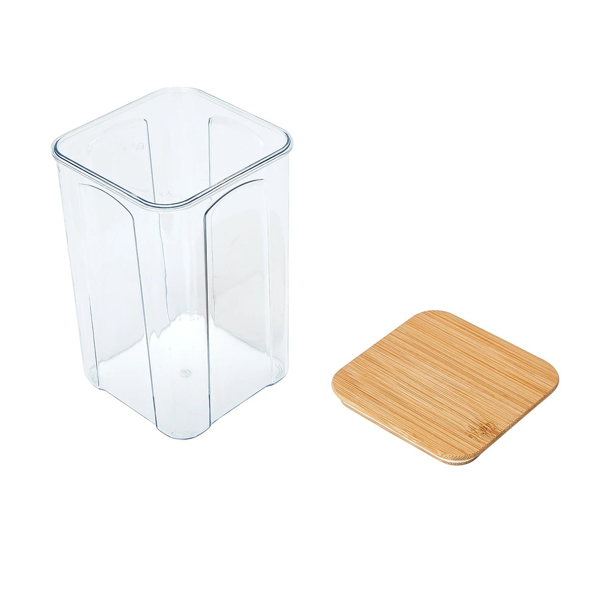 6 Bamboo Lid Food Storage Set, 8 Piece - Anko - Clear, 6 of 10