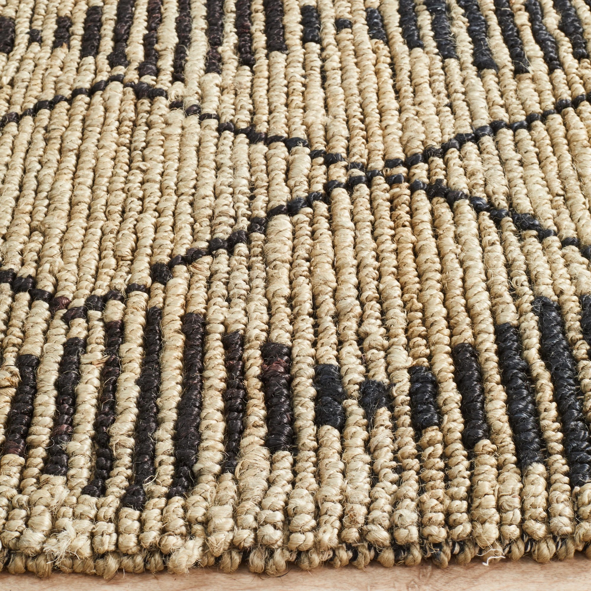 5 Common Ground Rugs Zanzibar 25 225x155cm - Medium Jute Rug - Natural, 5 of 7