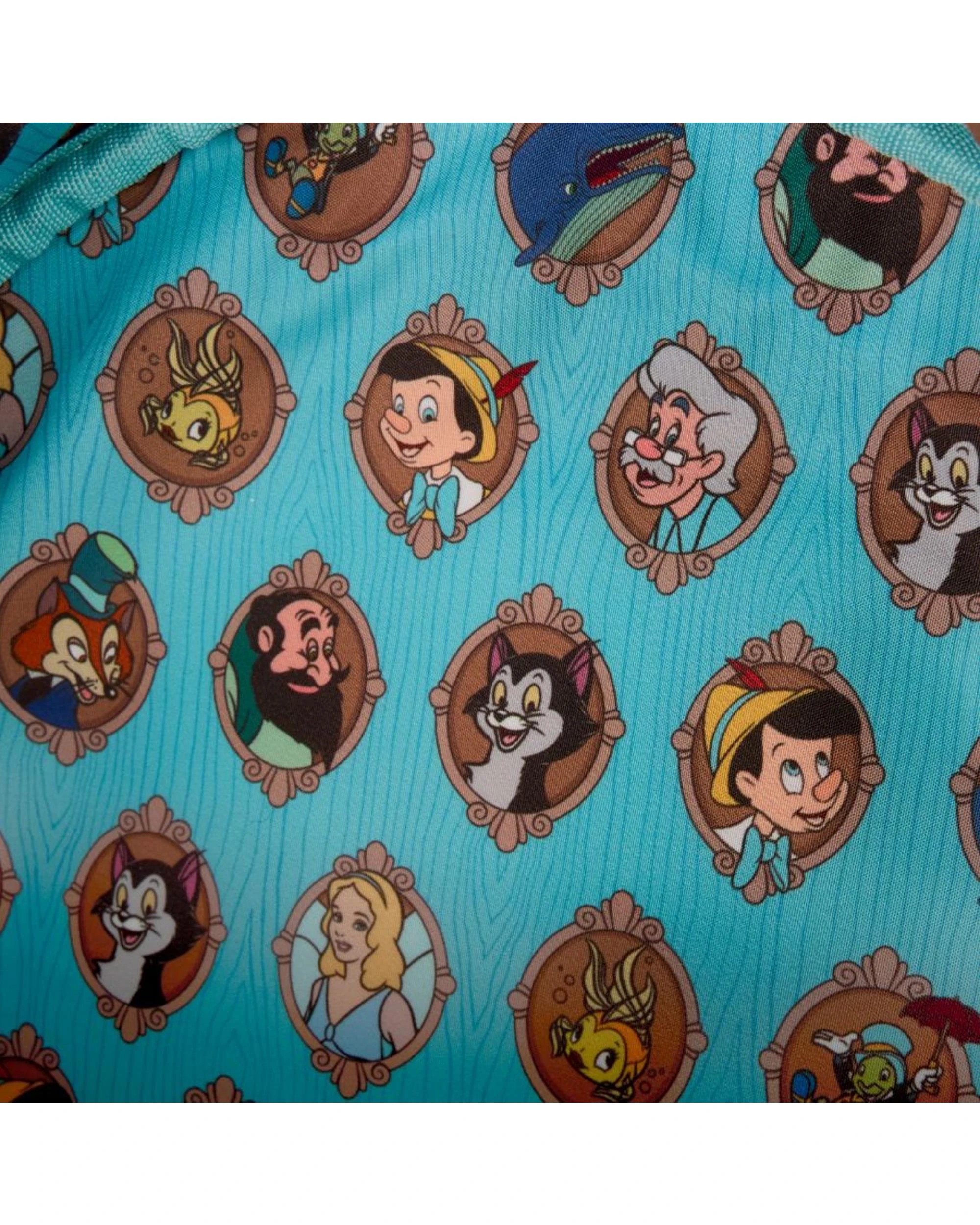 5 Loungefly Disney Pinocchio Cameo 10 inch Faux Leather Mini Backpack - Multi, 5 of 5