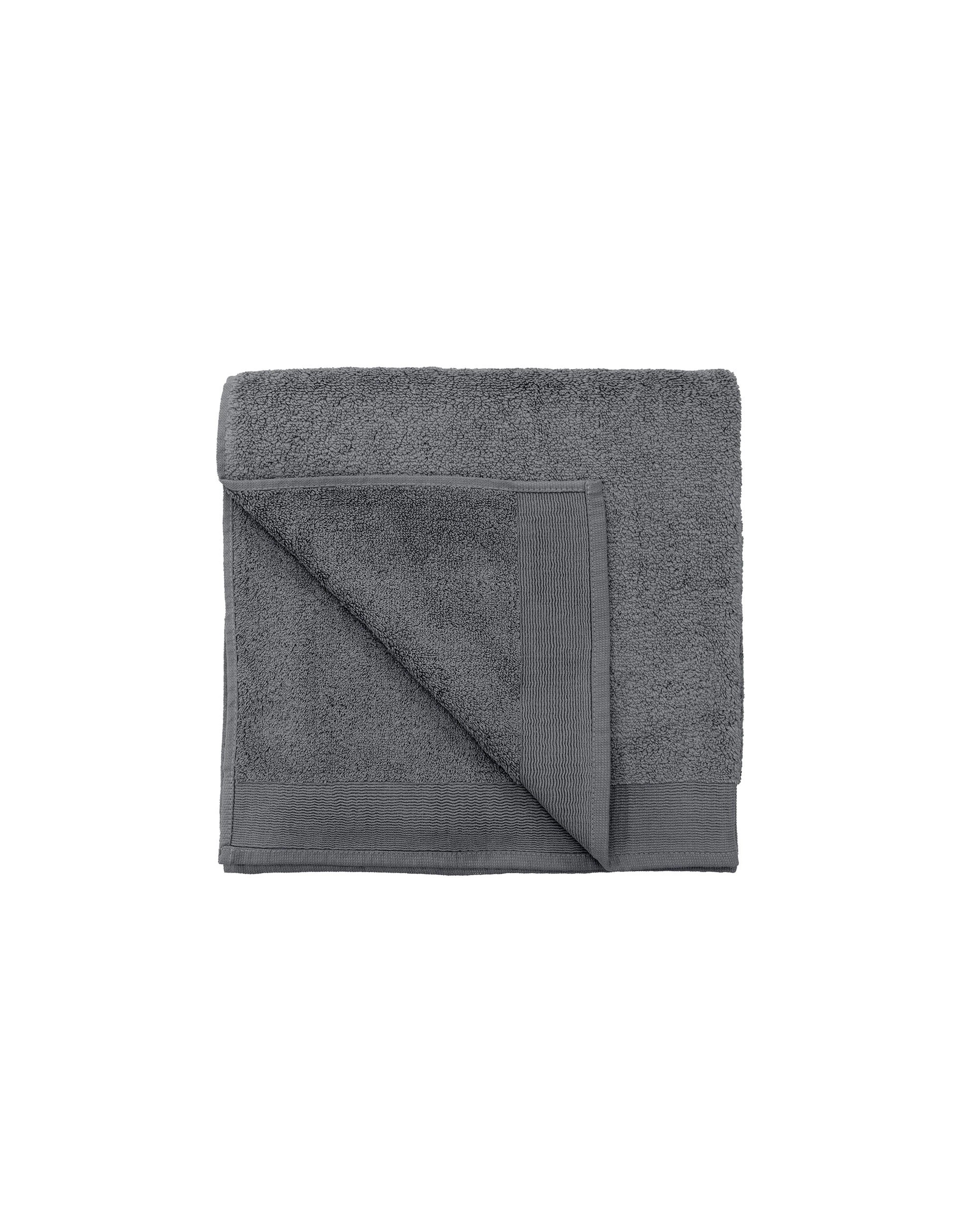 1 Bambury Elvire 600gsm Soft Absorbent Cotton Bath Towel 68x137cm Pewter - Grey, 1 of 1
