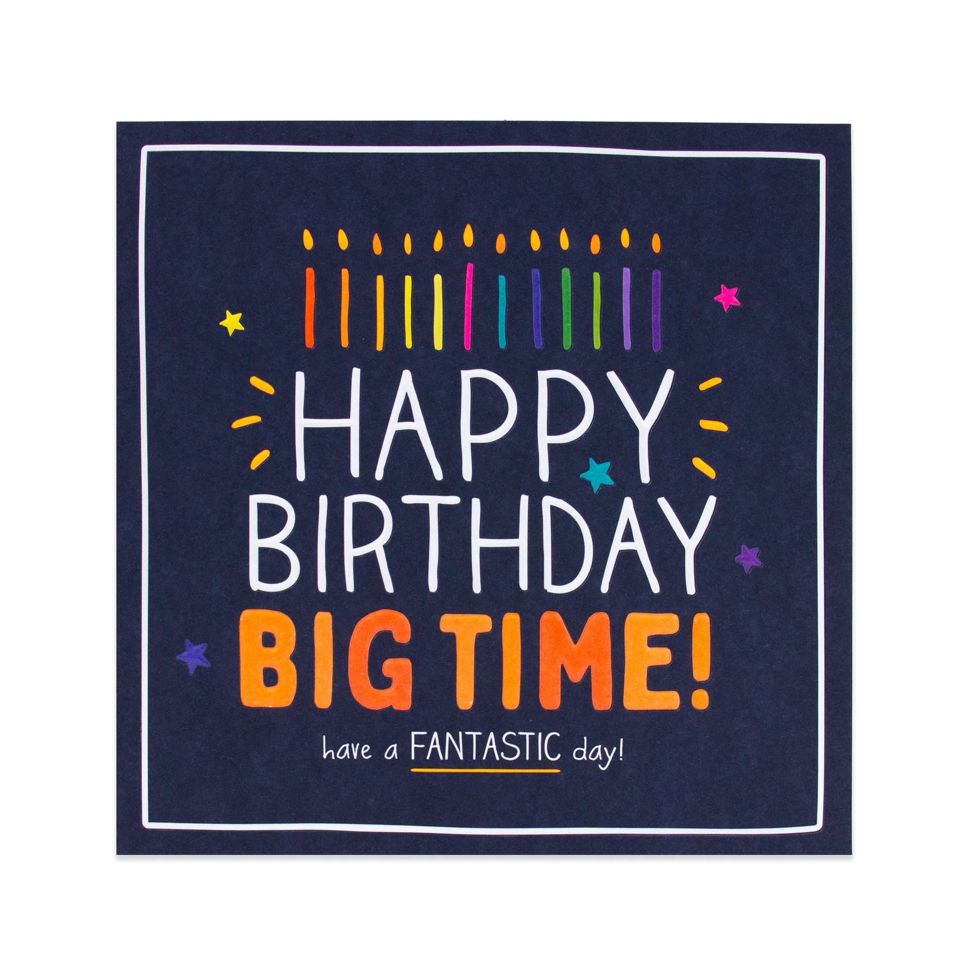 1 Hallmark Happy Birthday Card - Big Time