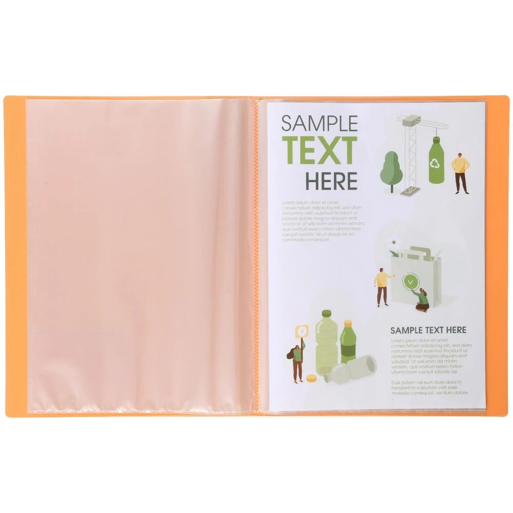 4 J.Burrows Ice Display Book 20 Pocket Orange, 4 of 4