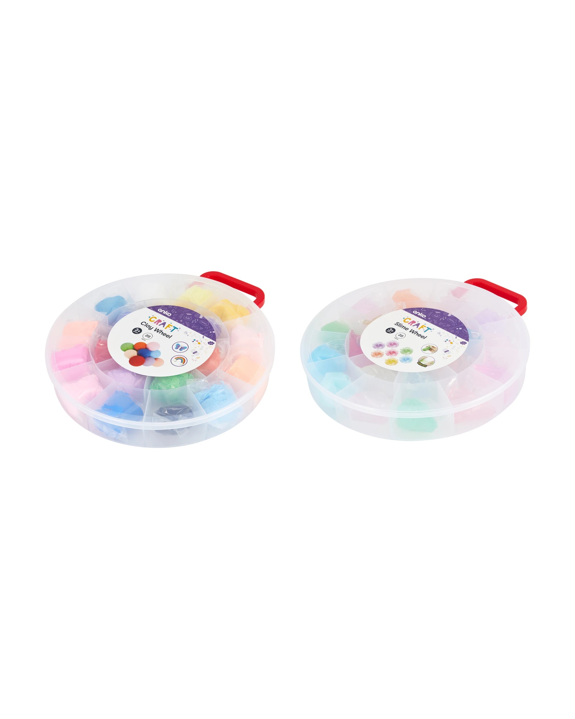 2 20 Piece Clay or Slime Wheel - Assorted, 2 of 4