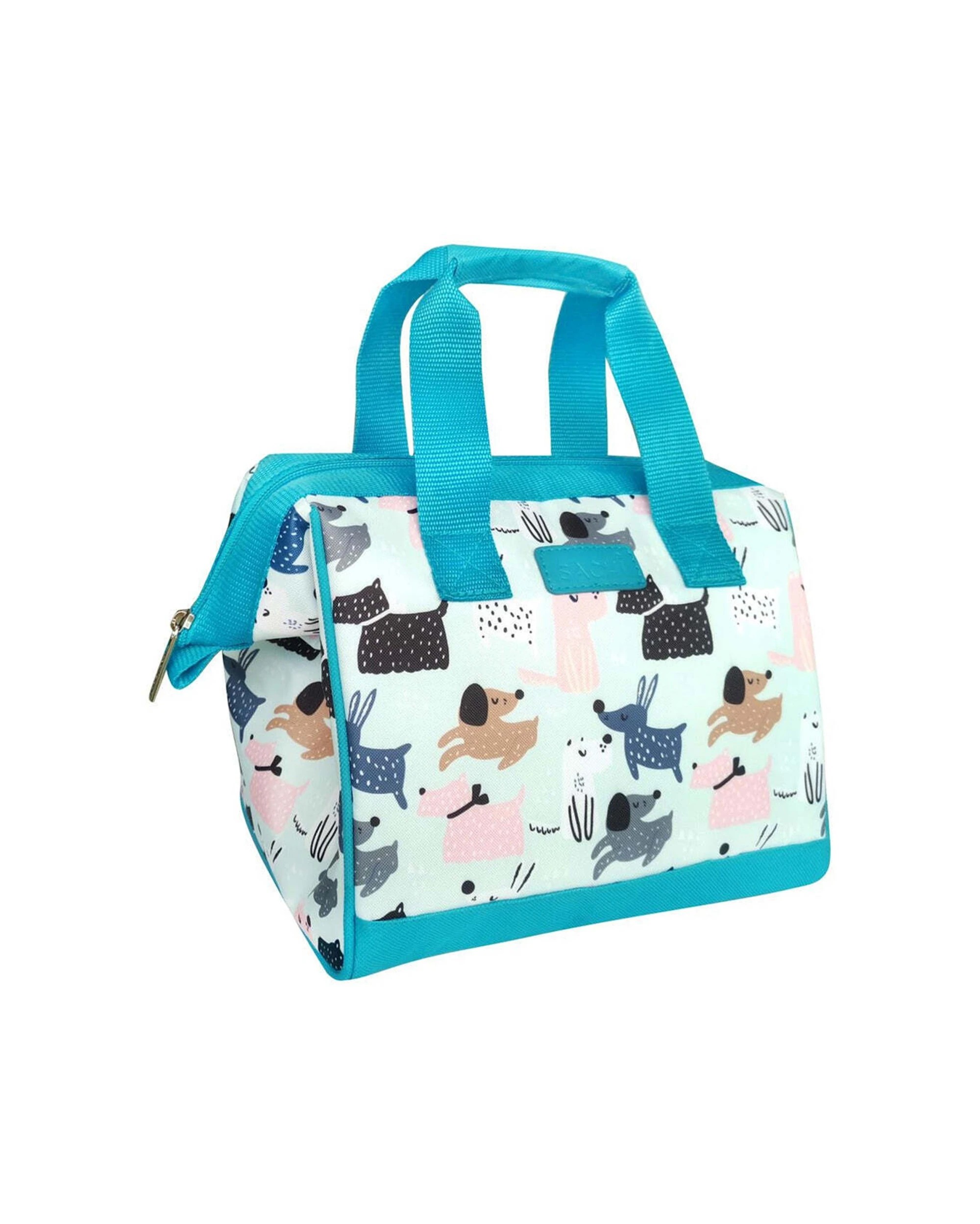 1 Sachi Insulated Lunch Bag Kids Thermal Food Drink Handbag Dog Park Design - Multi, 1 of 1