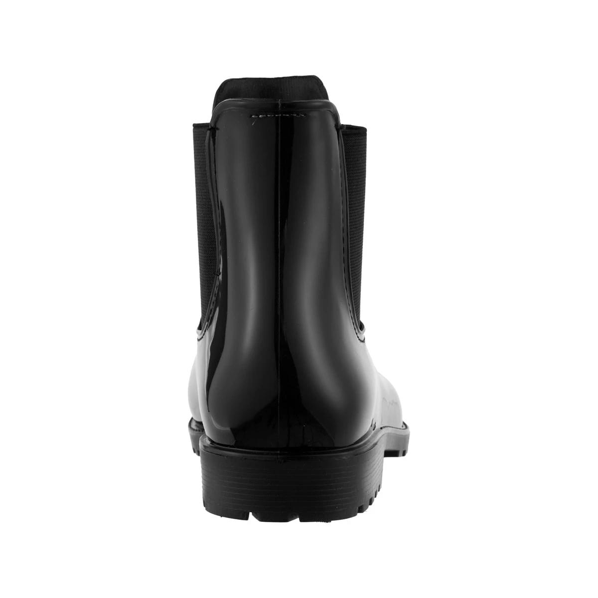 3 Gusset Ankle Rainboots Black, 3 of 4