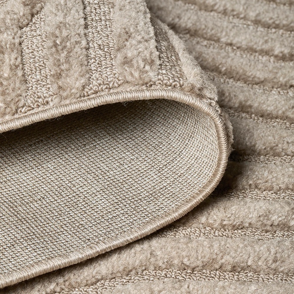 6 Common Ground Rugs Sanctuary Zina 500x80cm - Extra Large Runner Power Loomed Rug - Beige, 6 of 7