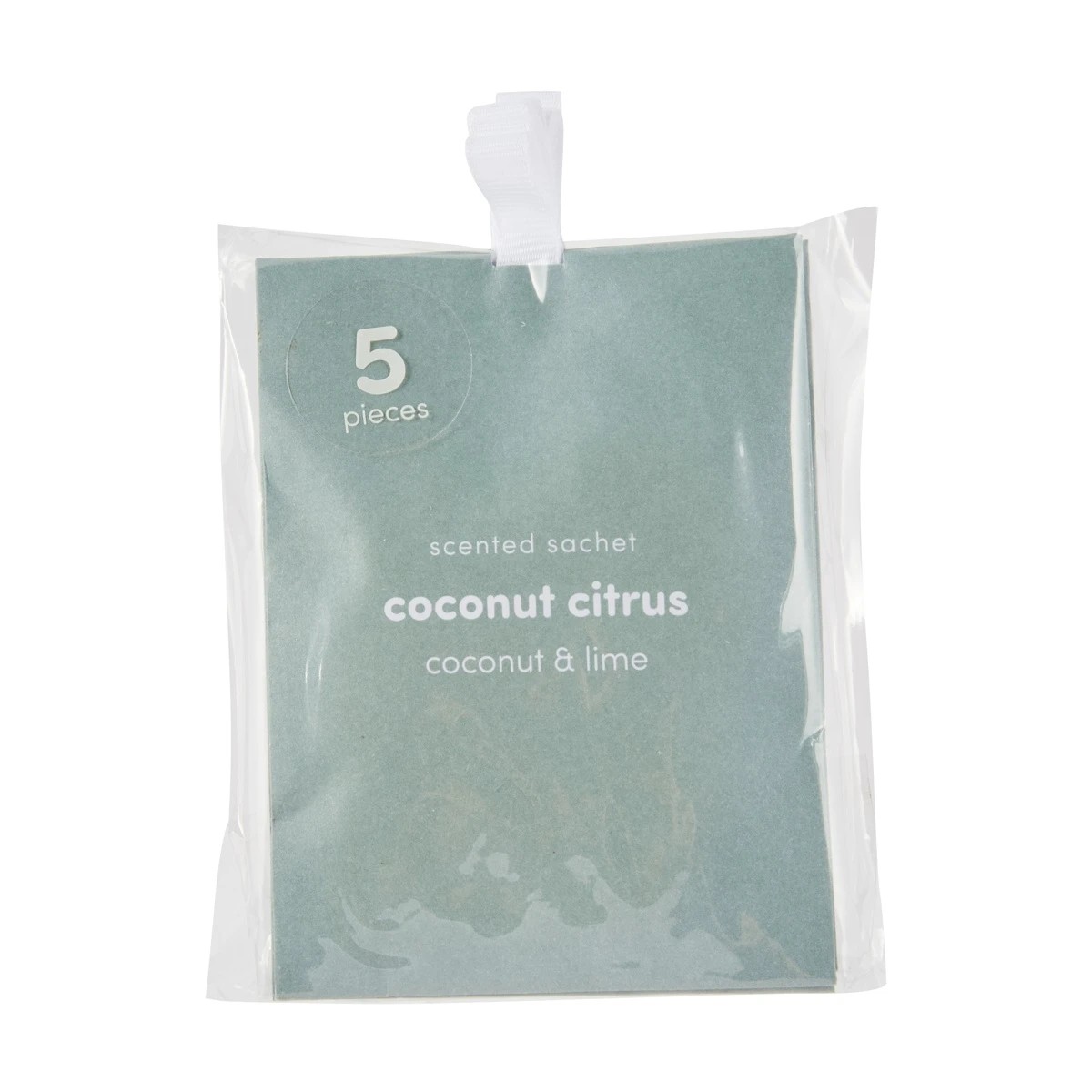 4 5 Piece Coconut Citrus Scented Sachets - Coconut and Lime, 4 of 4