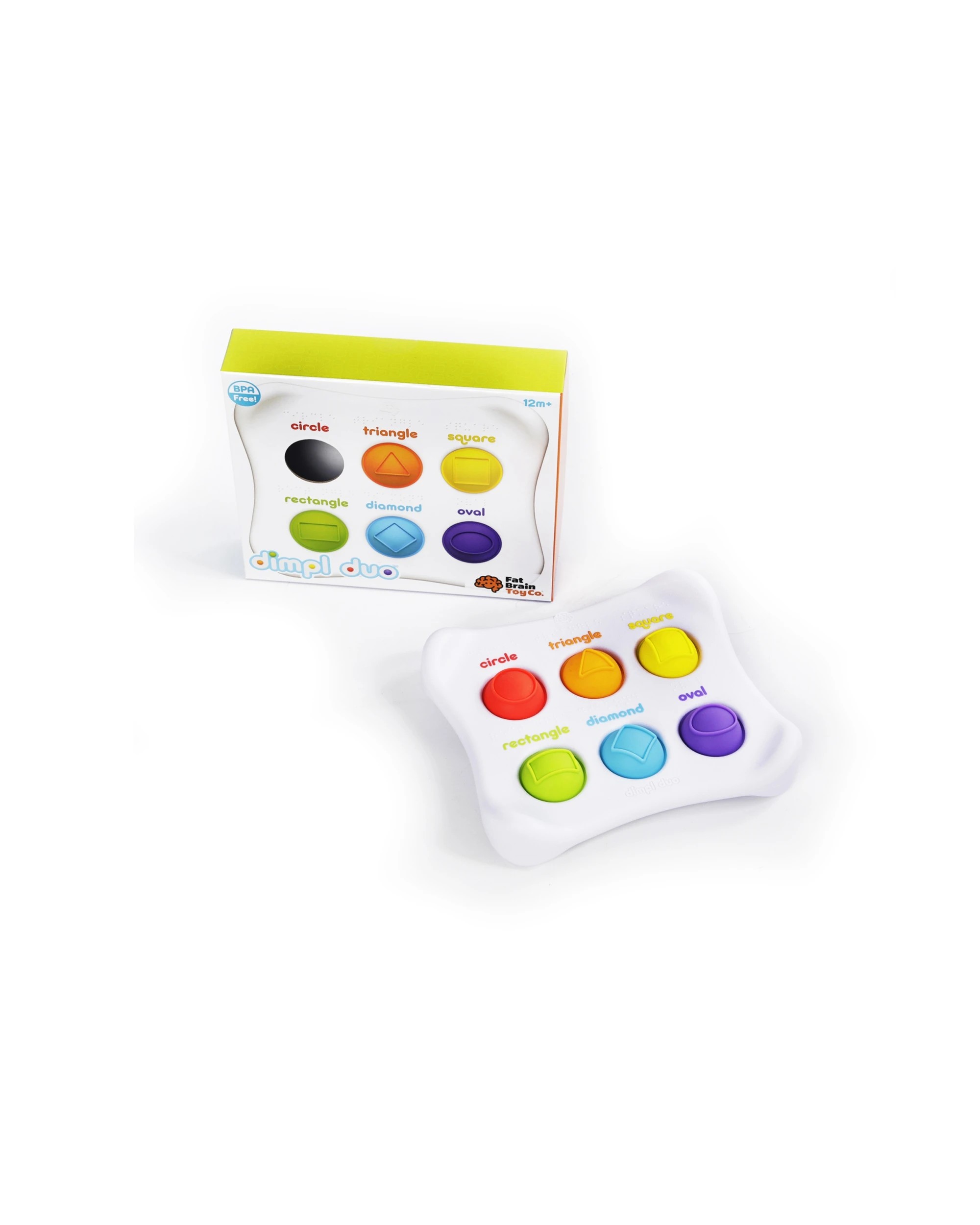 3 Fat Brain Toy Co Dimpl Duo Infant Toddler Educational Sensory Play - Multi, 3 of 8