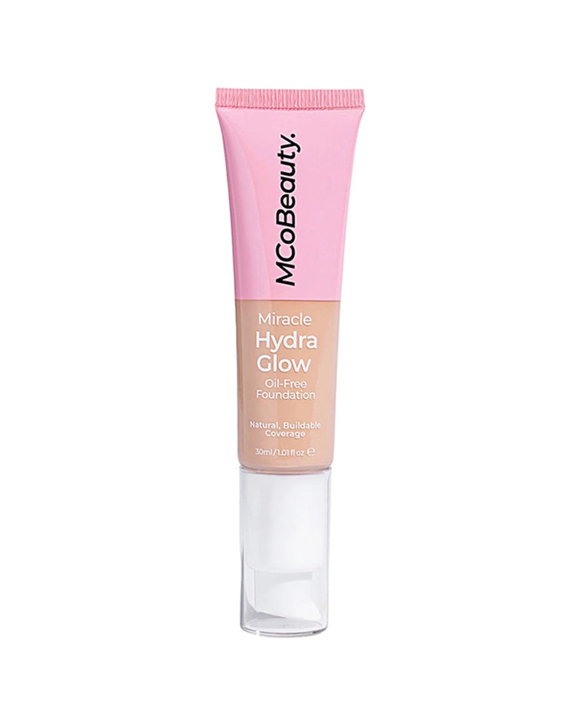 1 MCoBeauty Miracle Hydro Glow Foundation 30ml Hydrating Nourishing Formula Medium Buff, 1 of 1
