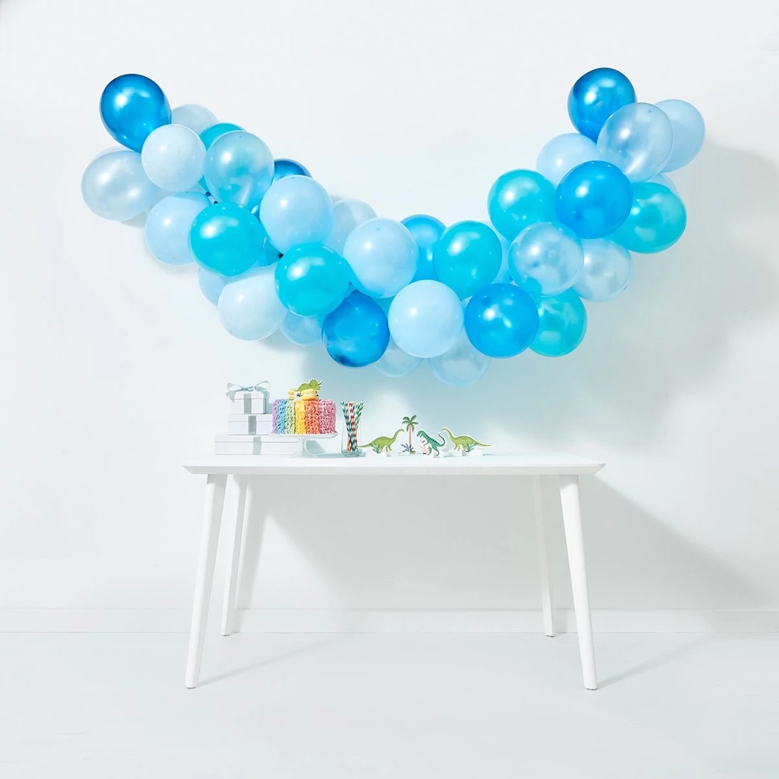 1 Blue Balloon Garland, 1 of 5