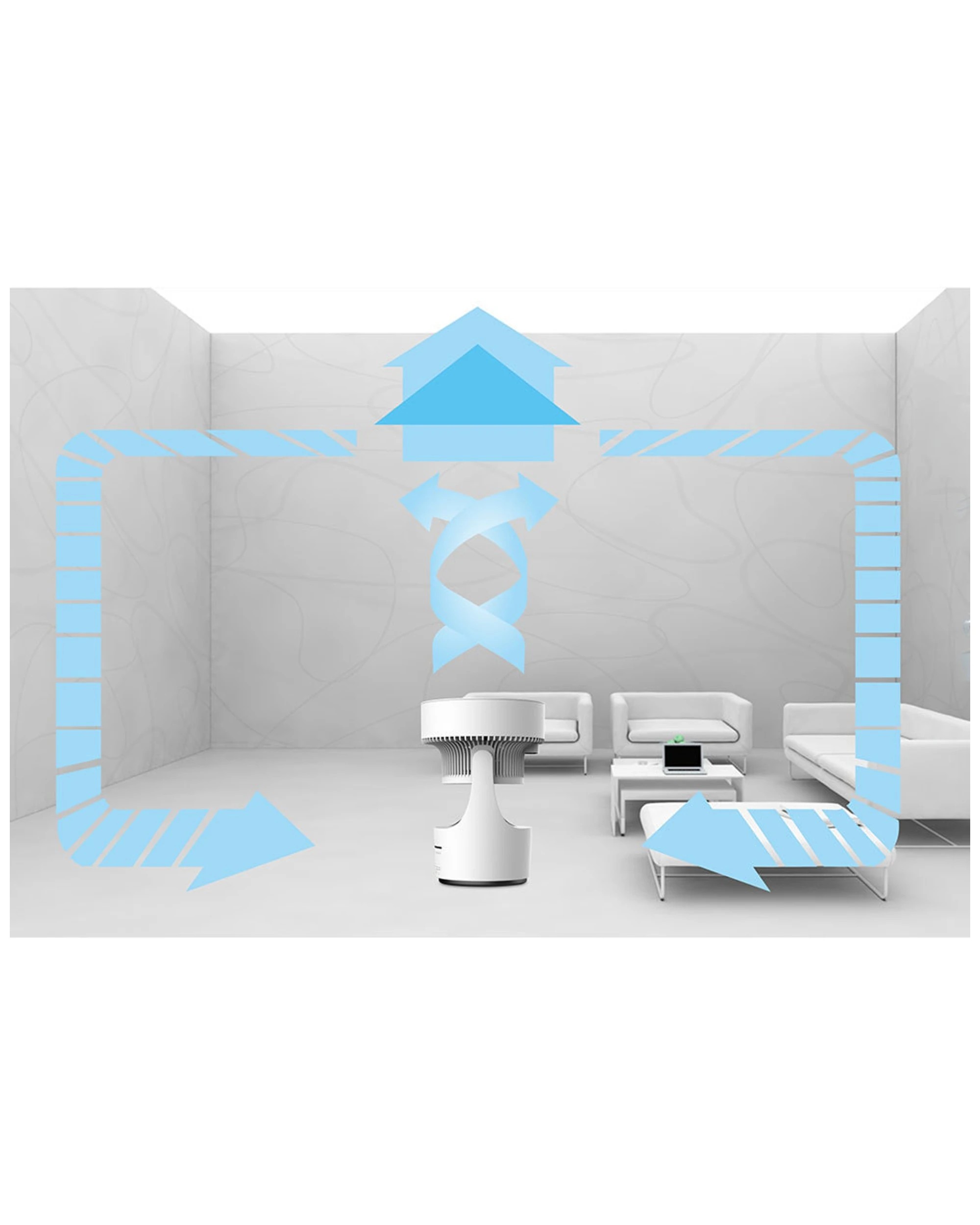 3 DIMPLEX Air Circulator With Electronic Controls And Timer - All-Season Fan
 - white, 3 of 5