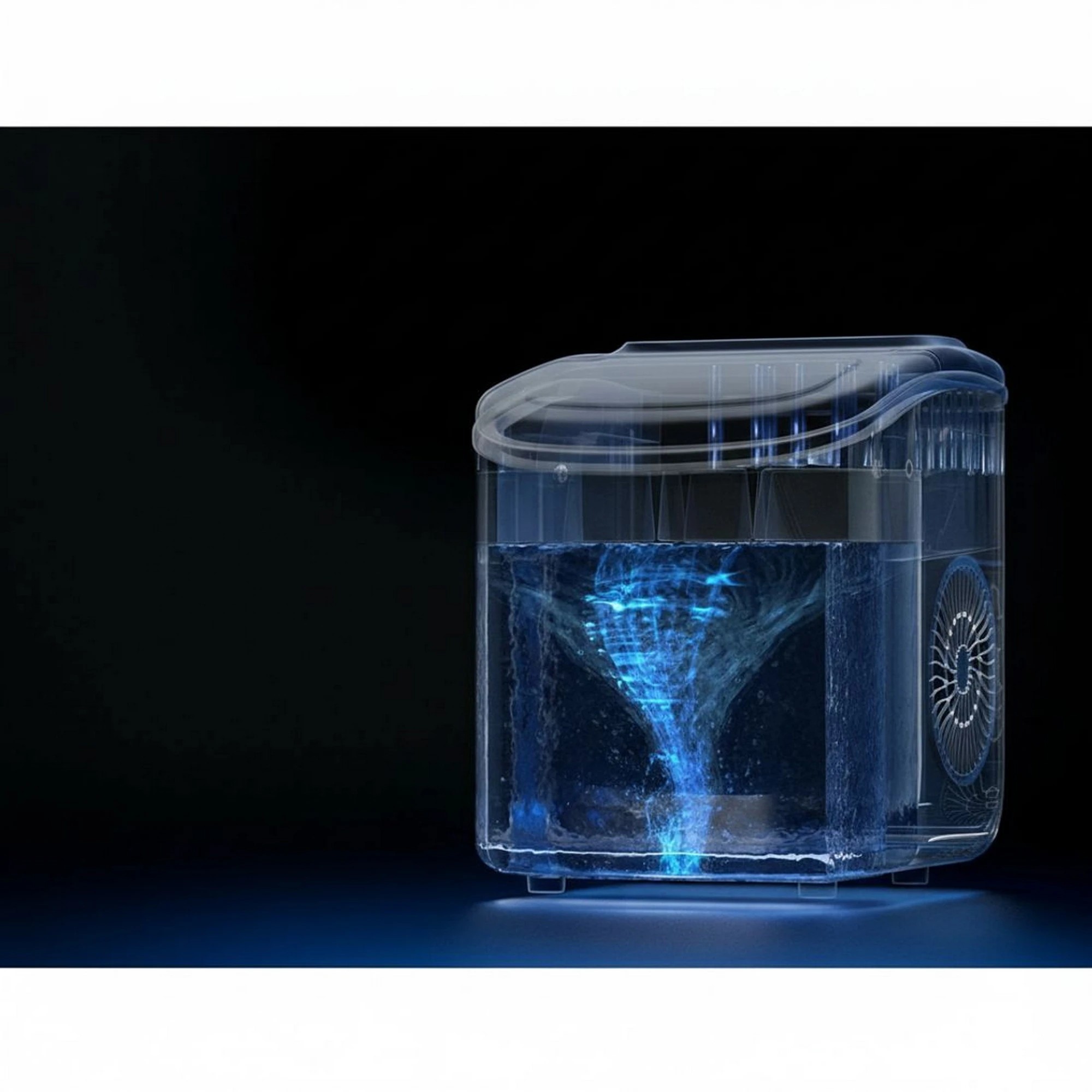 6 Devanti 12kg Ice Maker Machine w/Self Cleaning - Black, 6 of 7