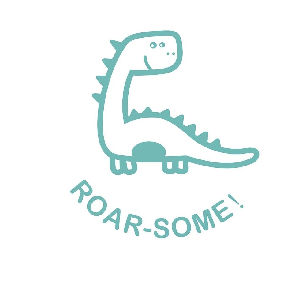 3 Kadink Merit Stamp Teal Roar-some!, 3 of 3