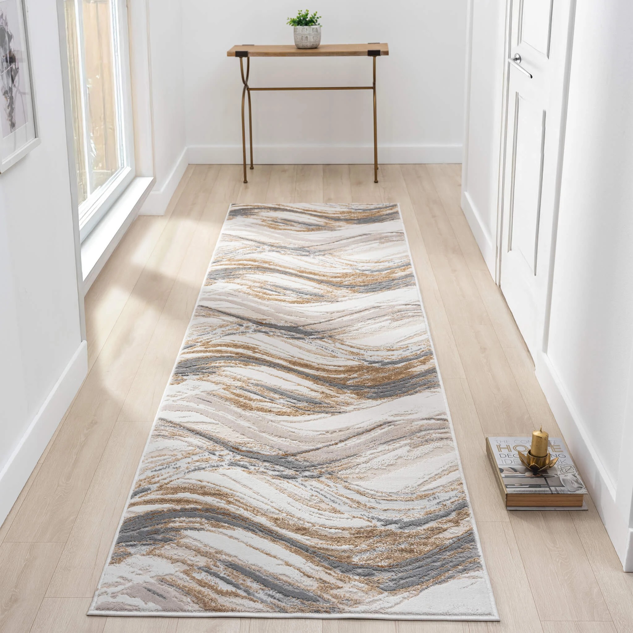 2 La Grace Home Weston Premium Runner - 80x150cm - Sand, 2 of 10