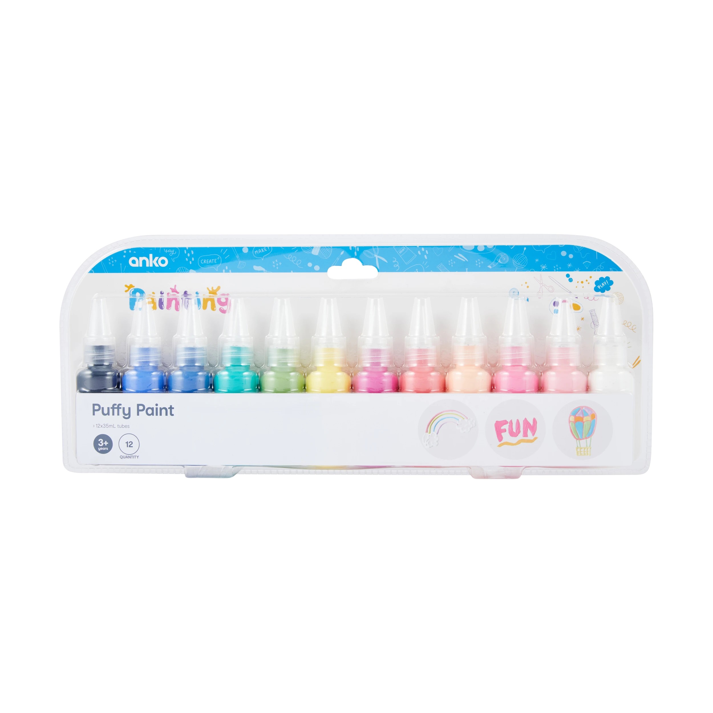 1 12 Piece Puffy Paint, 1 of 3