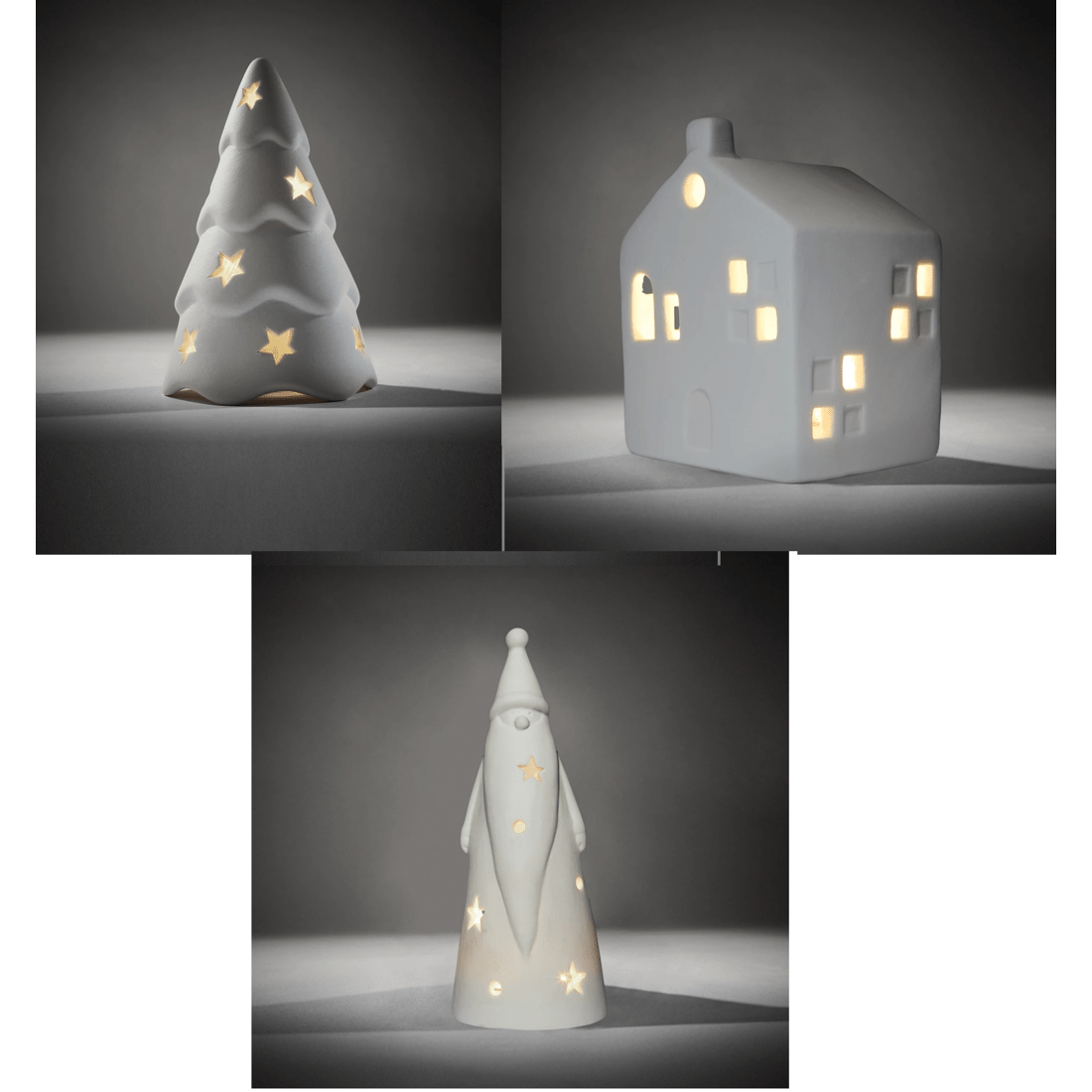 1 Battery Operated LED Light Up White Decoration - Assorted, 1 of 9