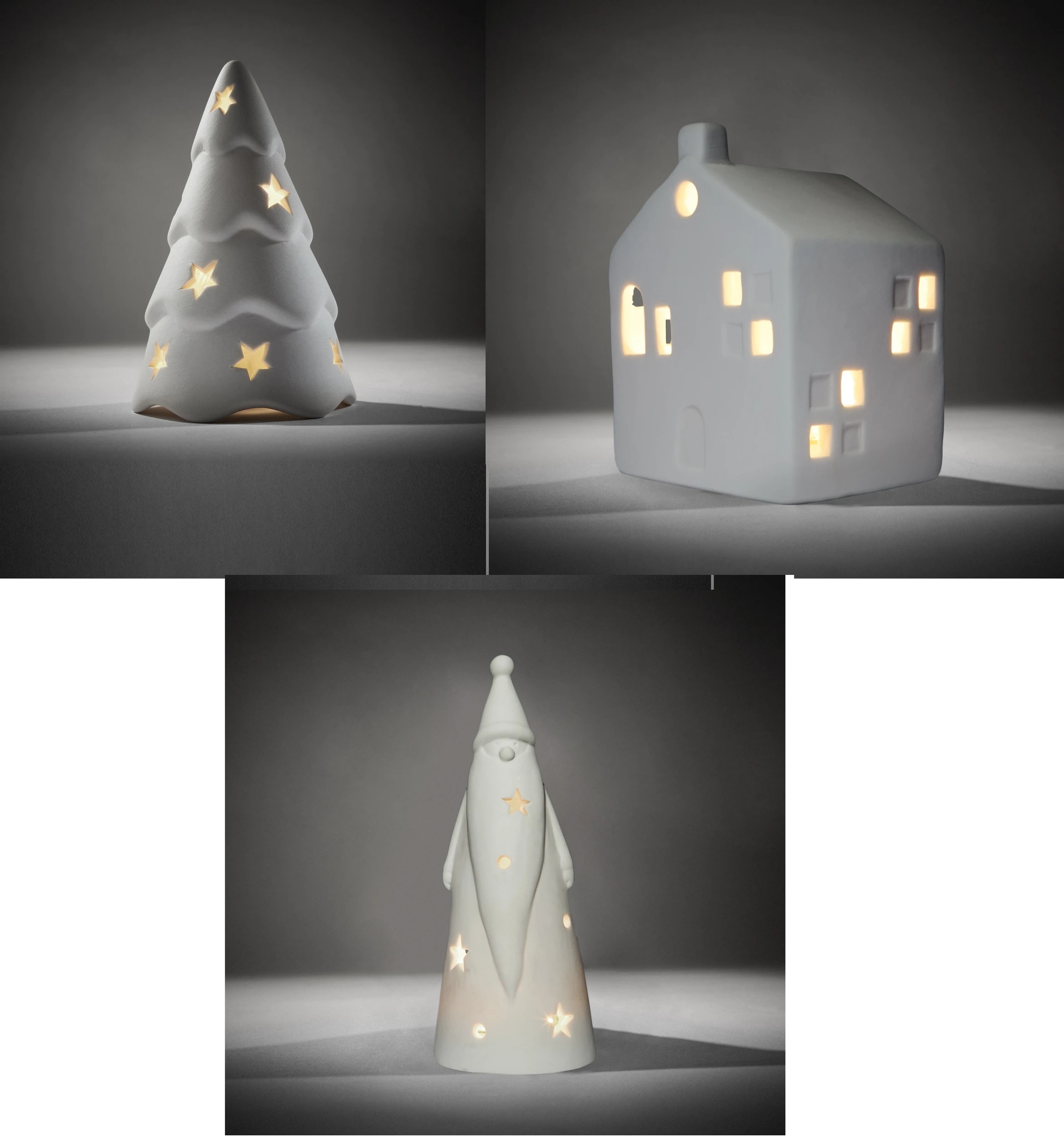 1 Battery Operated LED Light Up White Decoration - Assorted, 1 of 9