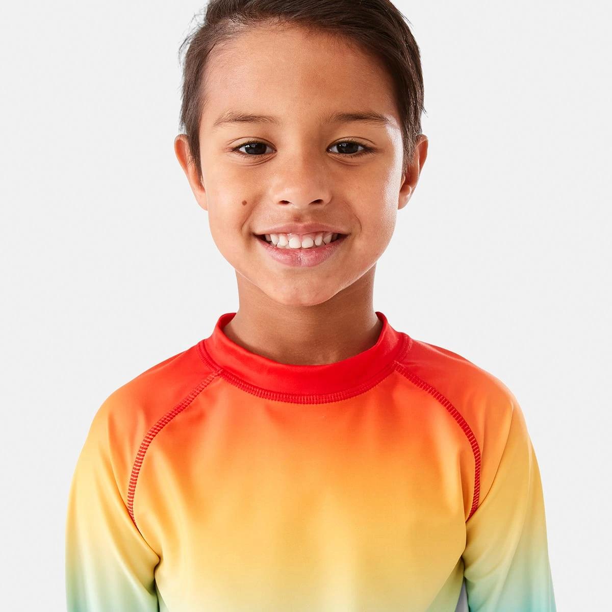 3 Ombre Long Sleeve Rash Vest Ombre, 3 of 8