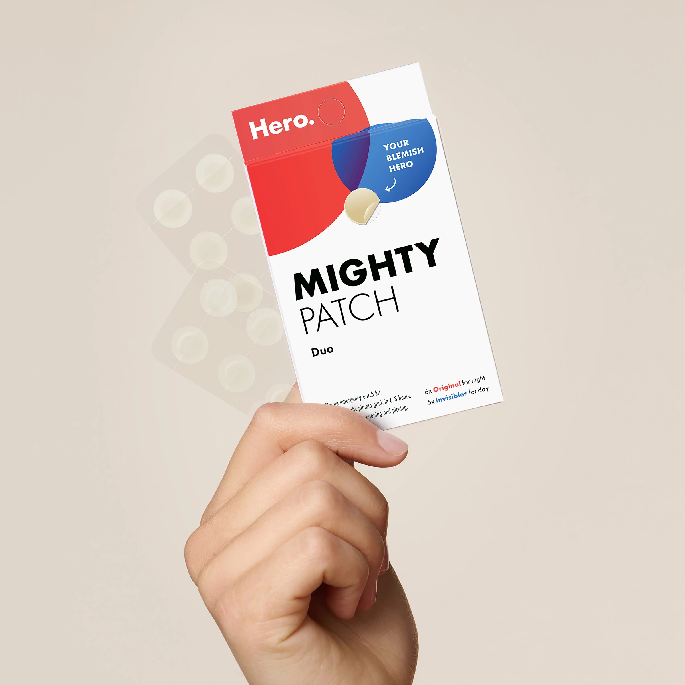 9 Hero 12 Pack Mighty Patch Duo Pimple Patches - Hydrocolloid, 9 of 10