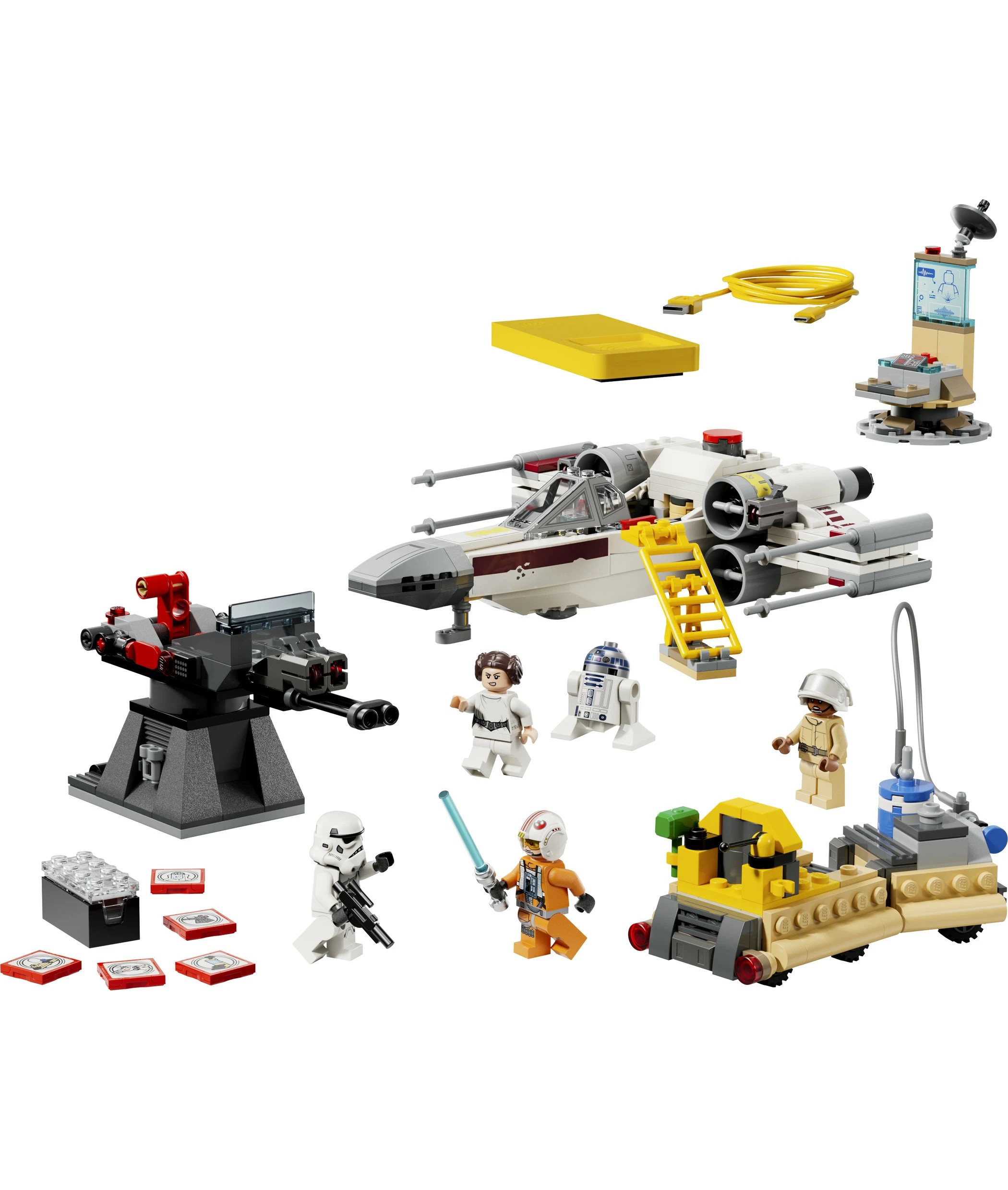 2 LEGO Star Wars SMART Play: Luke's Red Five X-Wing 75423, 2 of 10