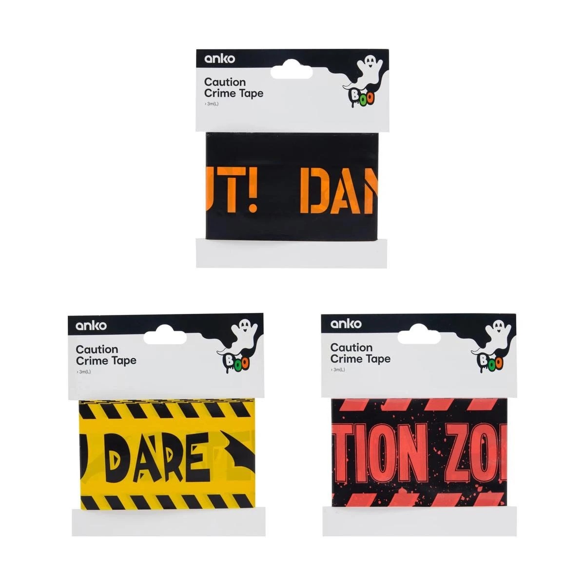 1 Caution Crime Tape - Assorted, 1 of 4