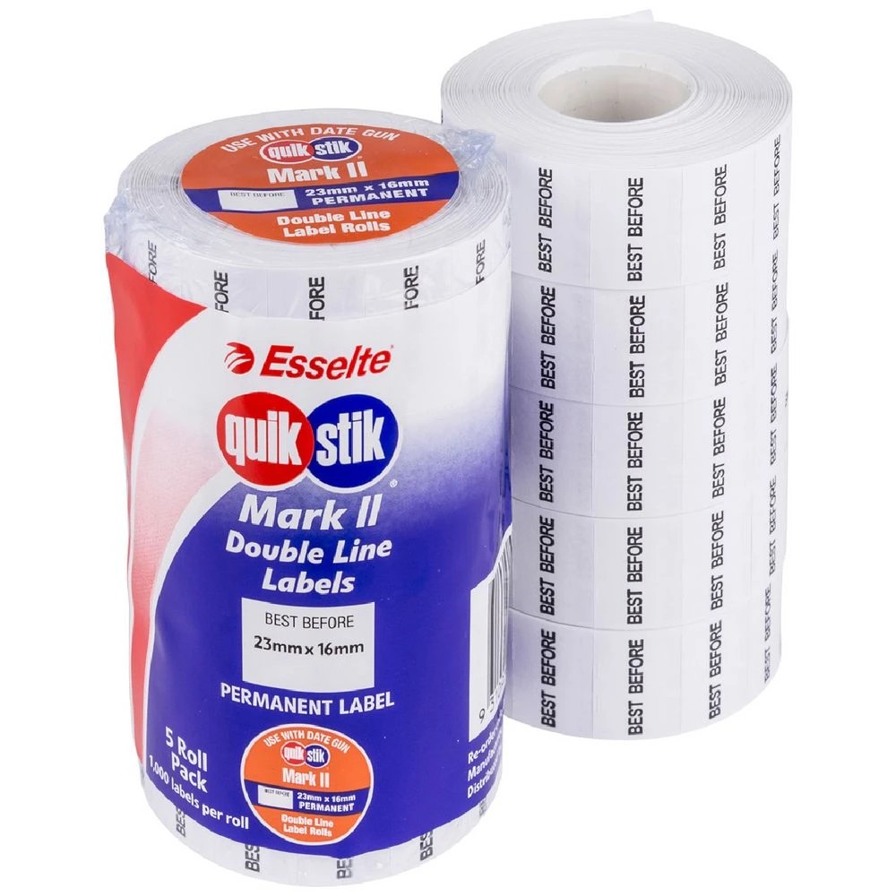 1 QuikStik Mark II Best Before Permanent Labels 5 Pack, 1 of 1