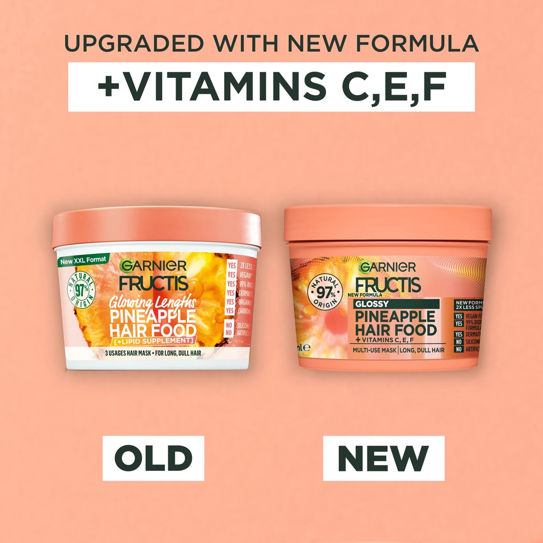 9 Garnier Fructis Glossy Pineapple Hair Food 390ml, 9 of 9