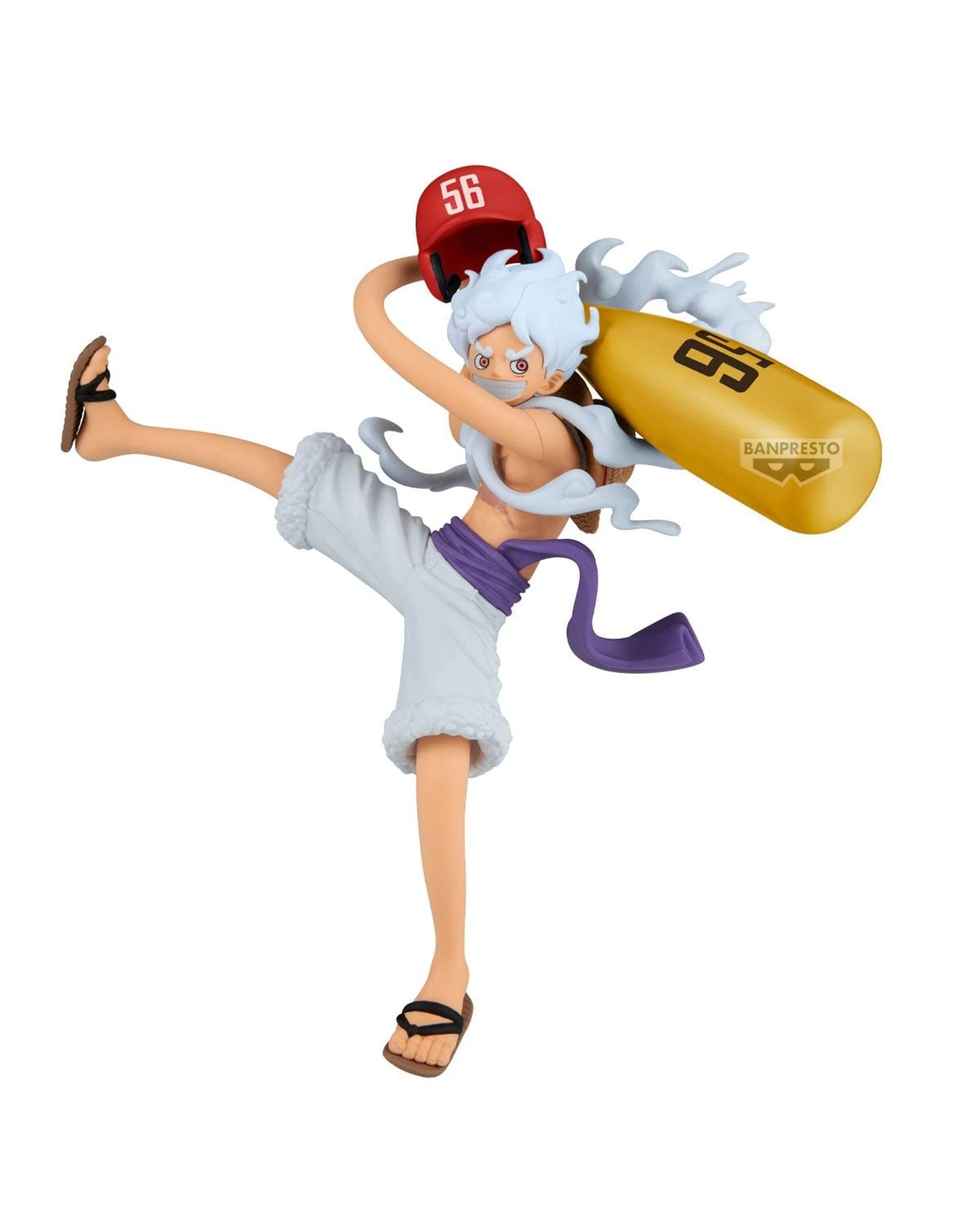 1 Banpresto Battle Record Collection One Piece Monkey D Luffy Gear 5 II Figure, 1 of 5