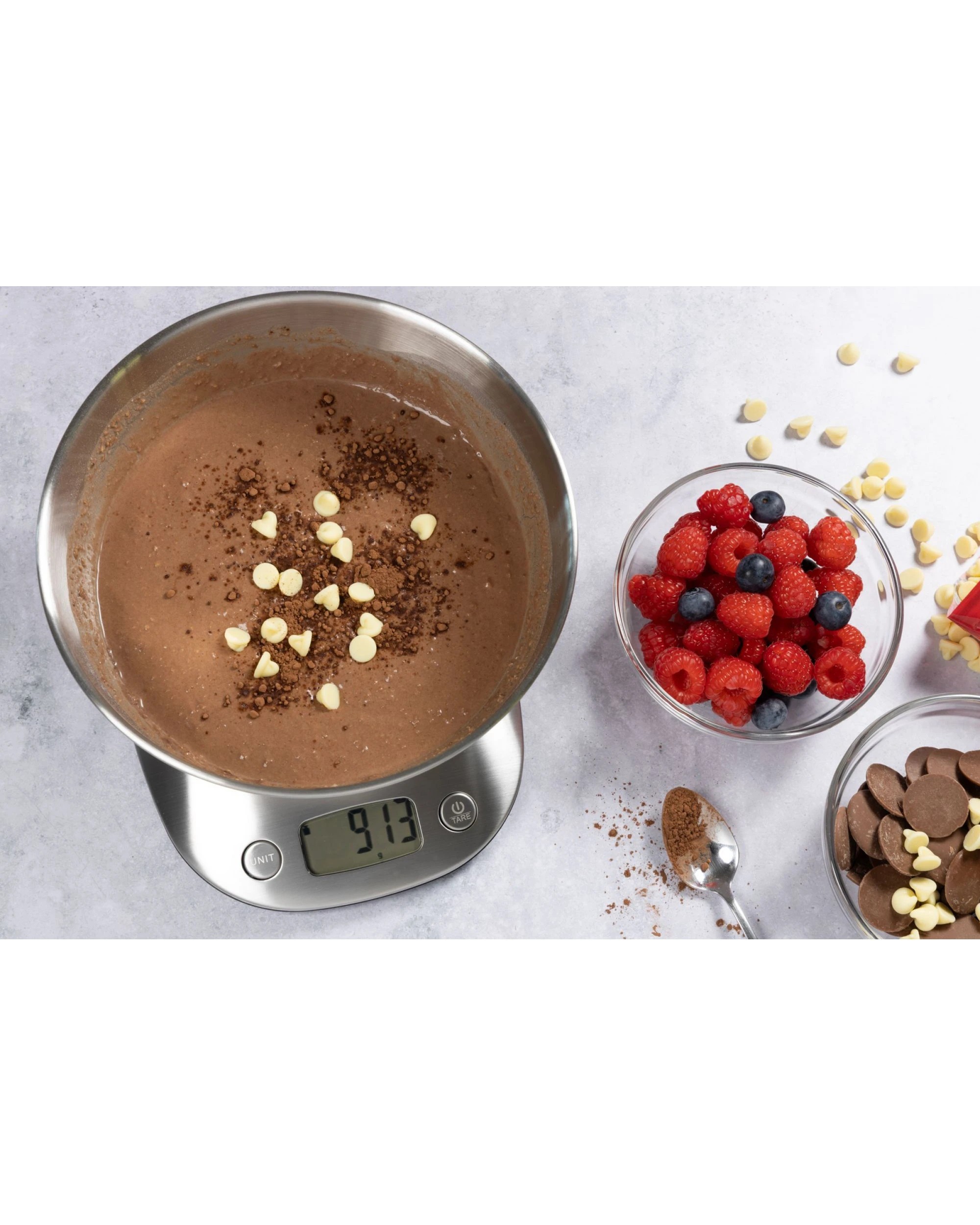 6 Cuisena Digital Kitchen Scale Stainless Steel Bowl 5kg Capacity Tare Function, 6 of 6