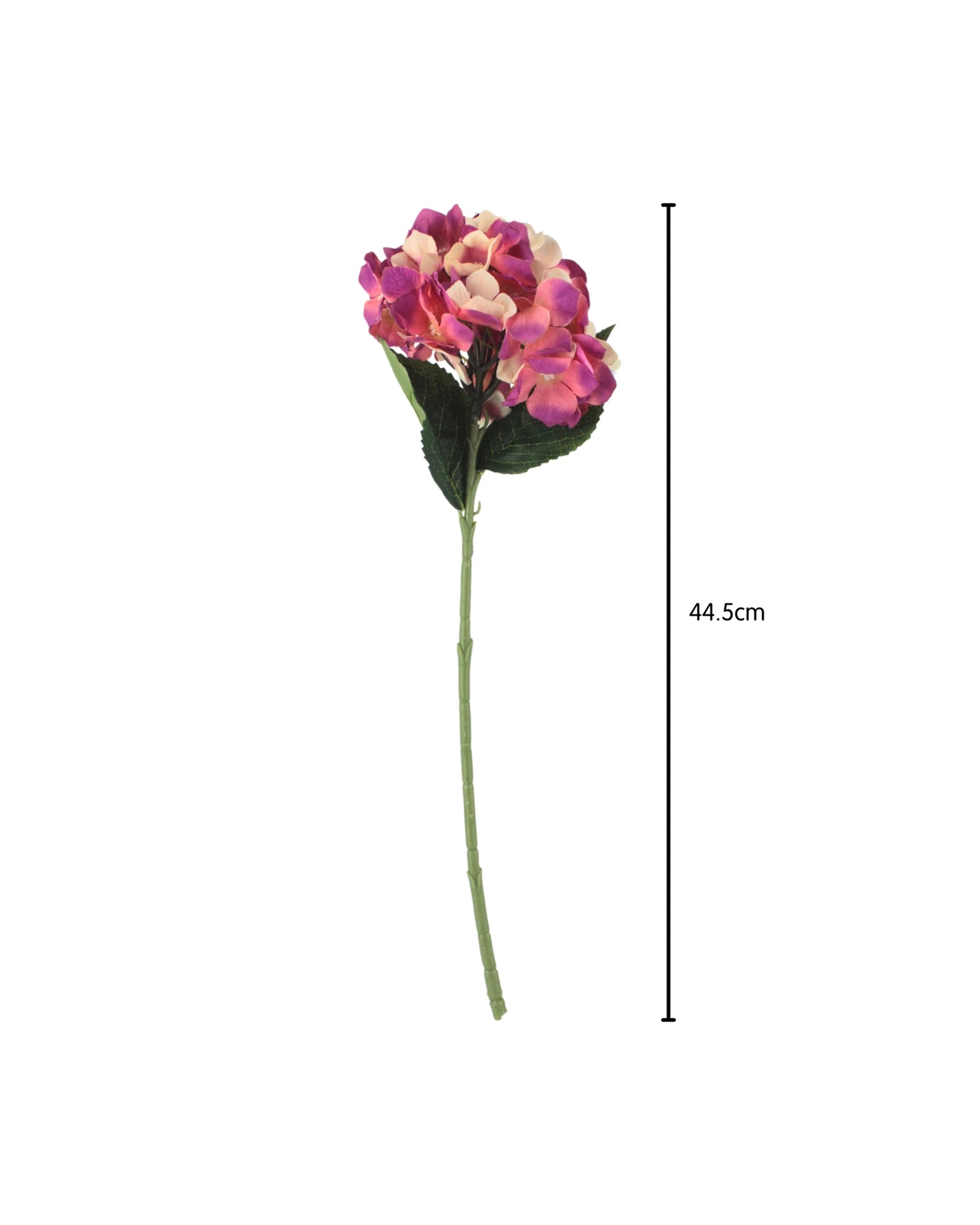 2 Gold Star Artificial Hydrangea 1 Stem - Pink, 2 of 3