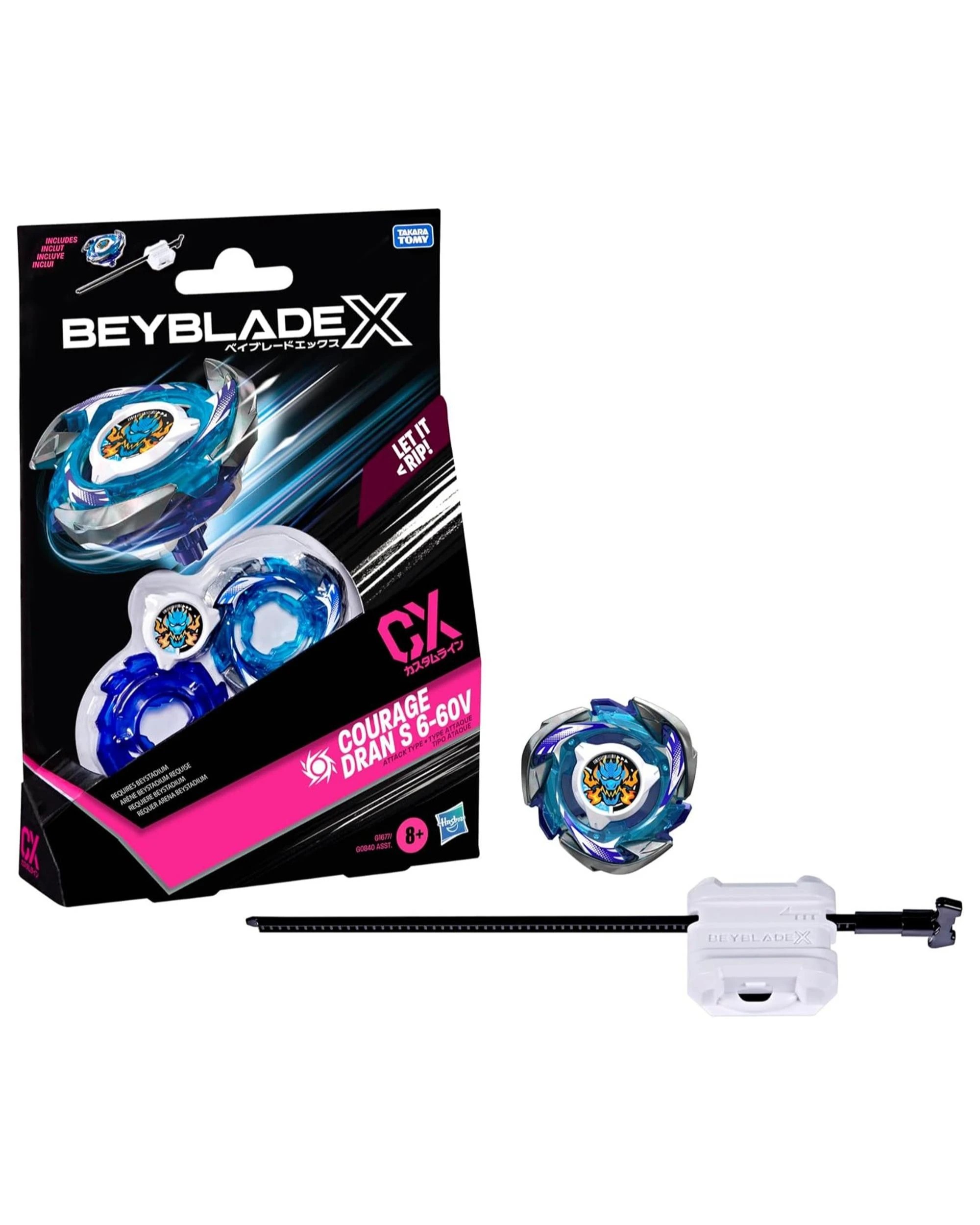 1 Beyblade X Courage Dran S 6-60V Starter Pack, 1 of 5