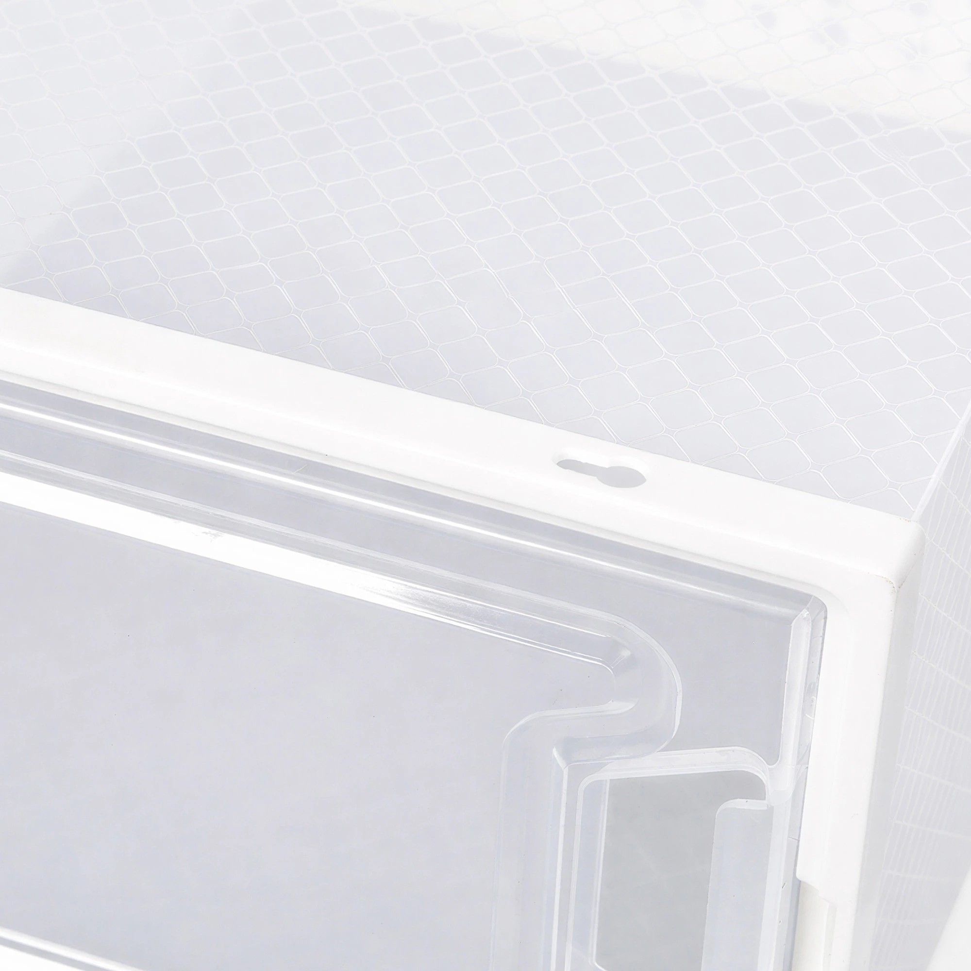 5 Stacked 12-Pack Clear Plastic Shoe Organizer Boxes, 5 of 8