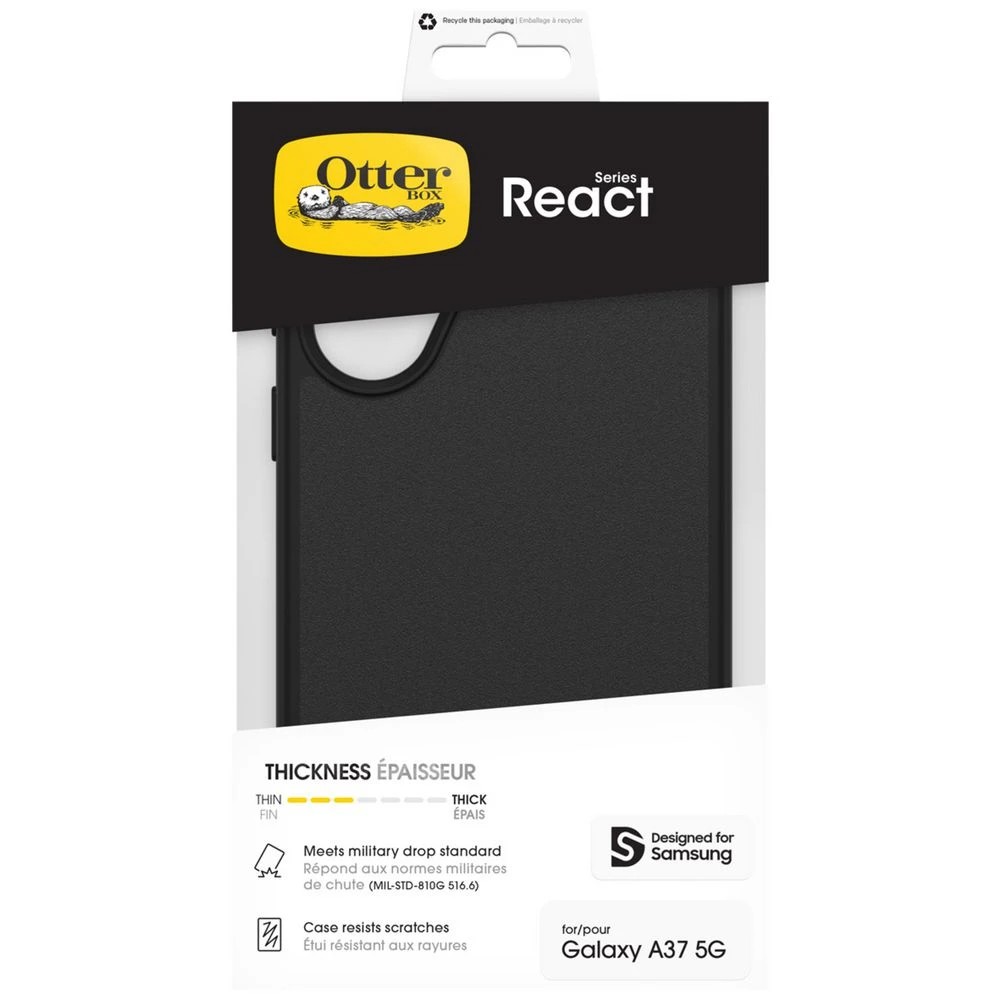 5 OtterBox React Case Samsung Galaxy A37 Black, 5 of 5
