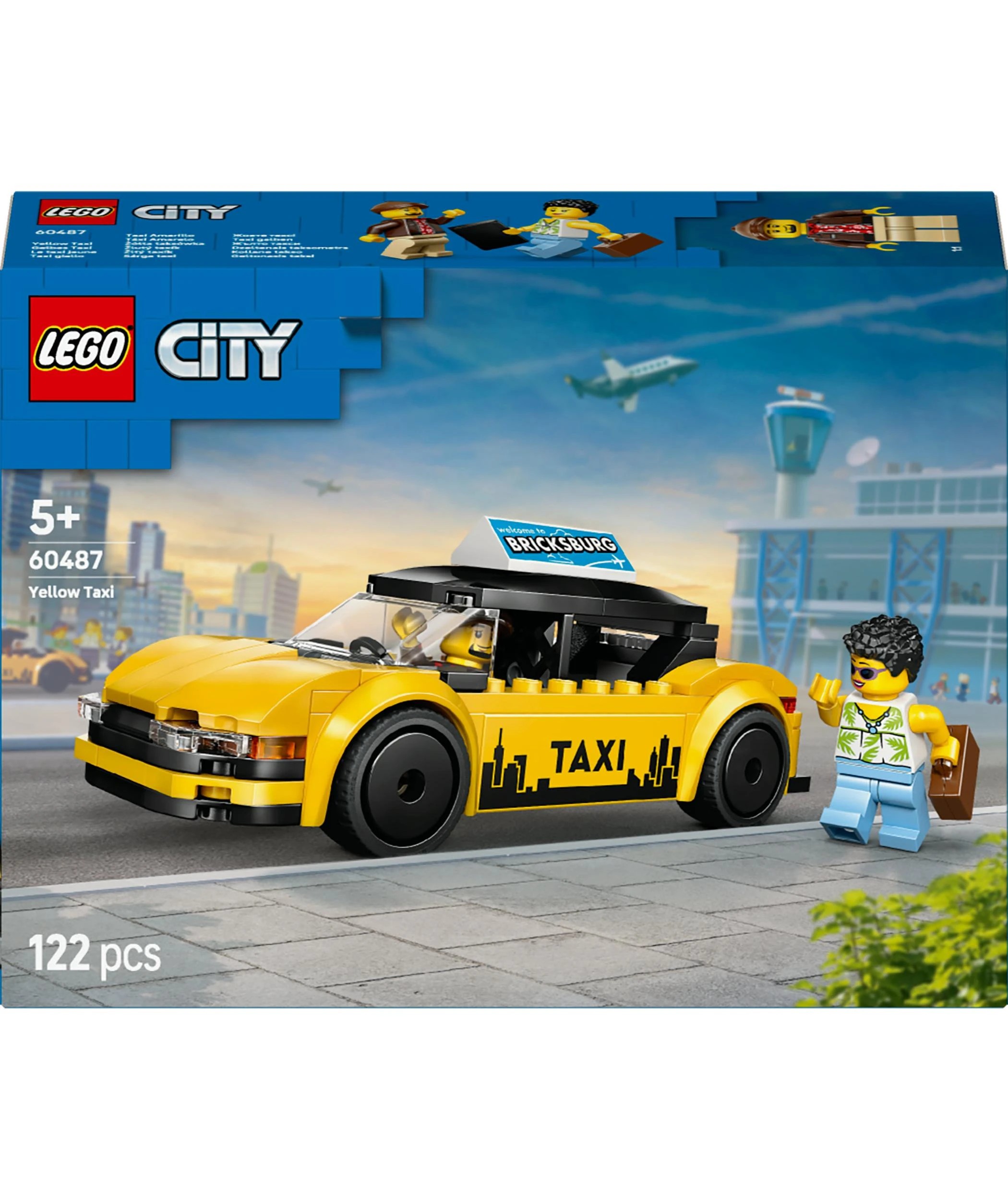 1 LEGO City Yellow Taxi 60487, 1 of 10