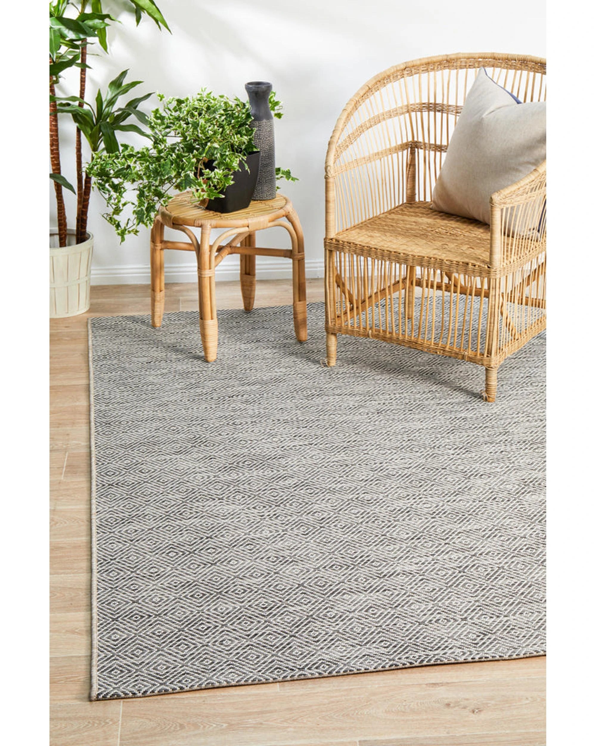 1 Rug Culture Terrace 5500 Grey - Polypropylene Indoor/Outdoor Rug - Grey, 1 of 9