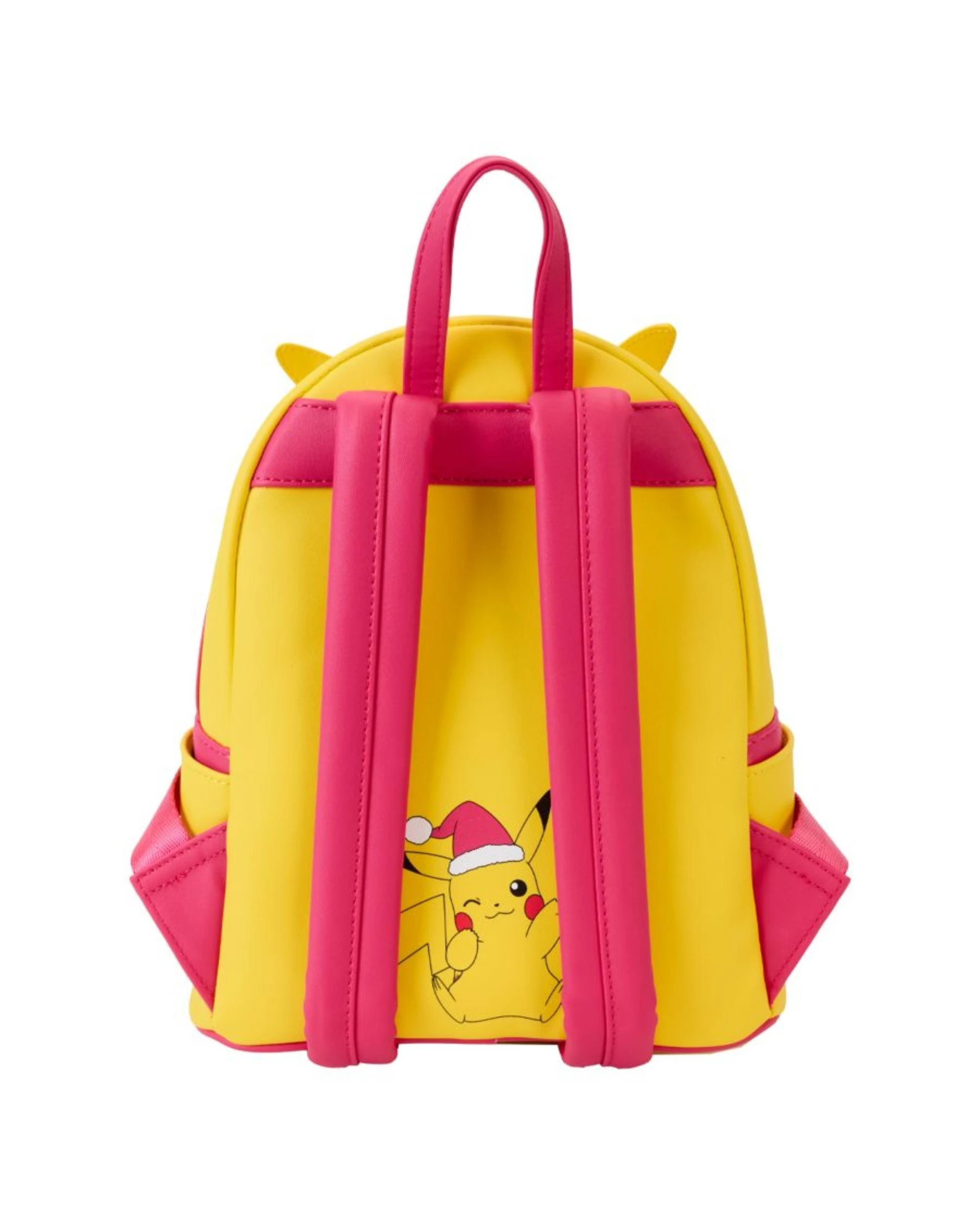 5 Loungefly Pokemon Holiday Pikachu Light Up 10 inch Faux Leather Mini Backpack - Yellow, 5 of 7